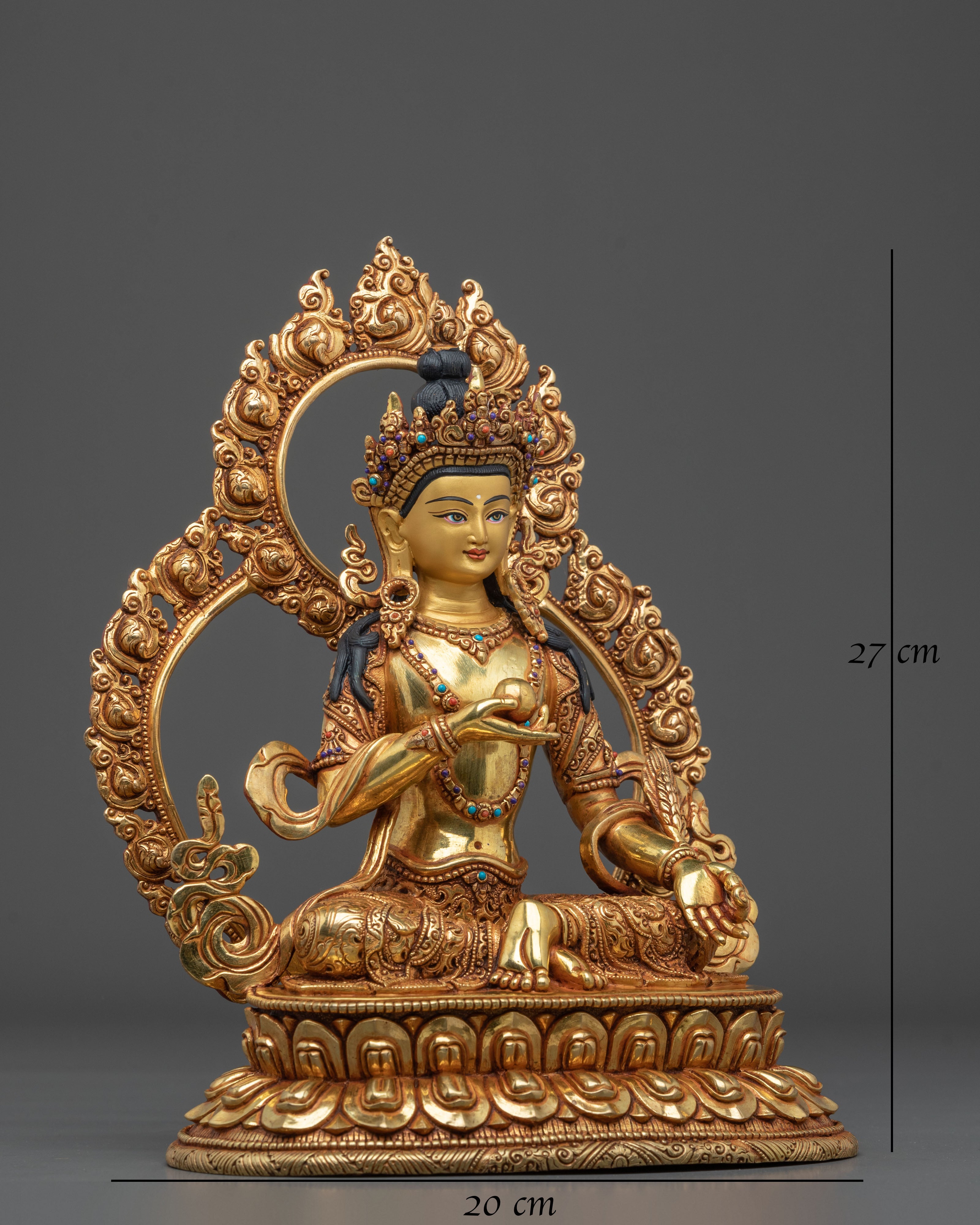 Kshitigarbha Spiritual Copper Statue | Symbol of Compassion