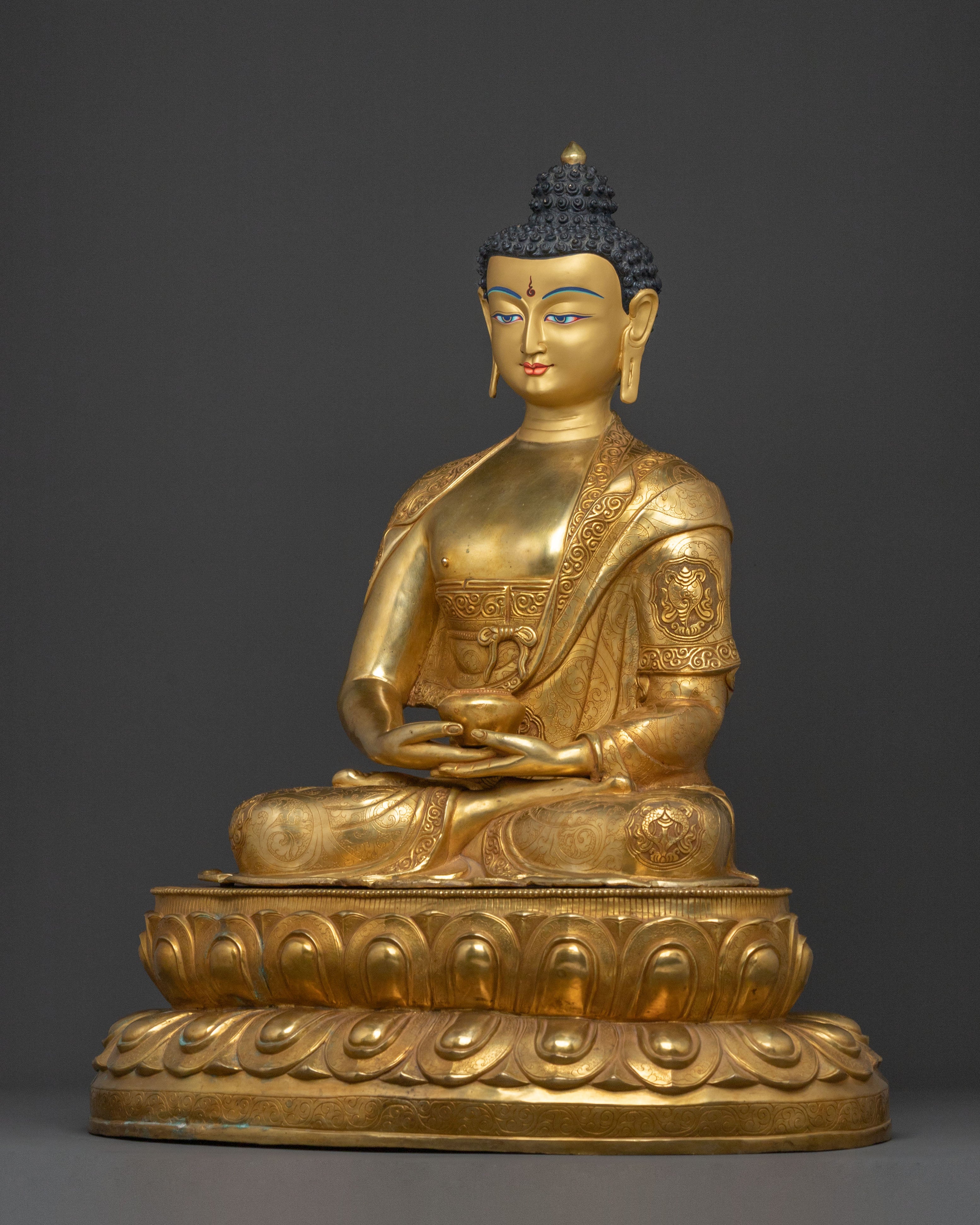Tibetan Amitabha Statue | Buddhist Deity of Pure Land & Infinite Compassion