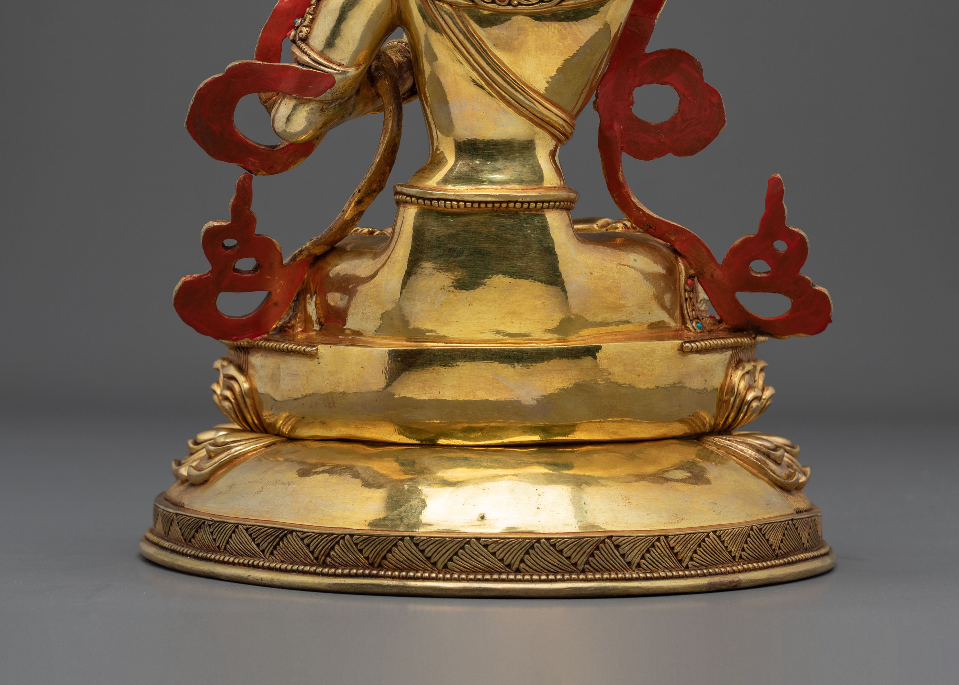 Manjushri Flaming Sword Wisdom Sculpture | Deity of Transcendent Knowledge