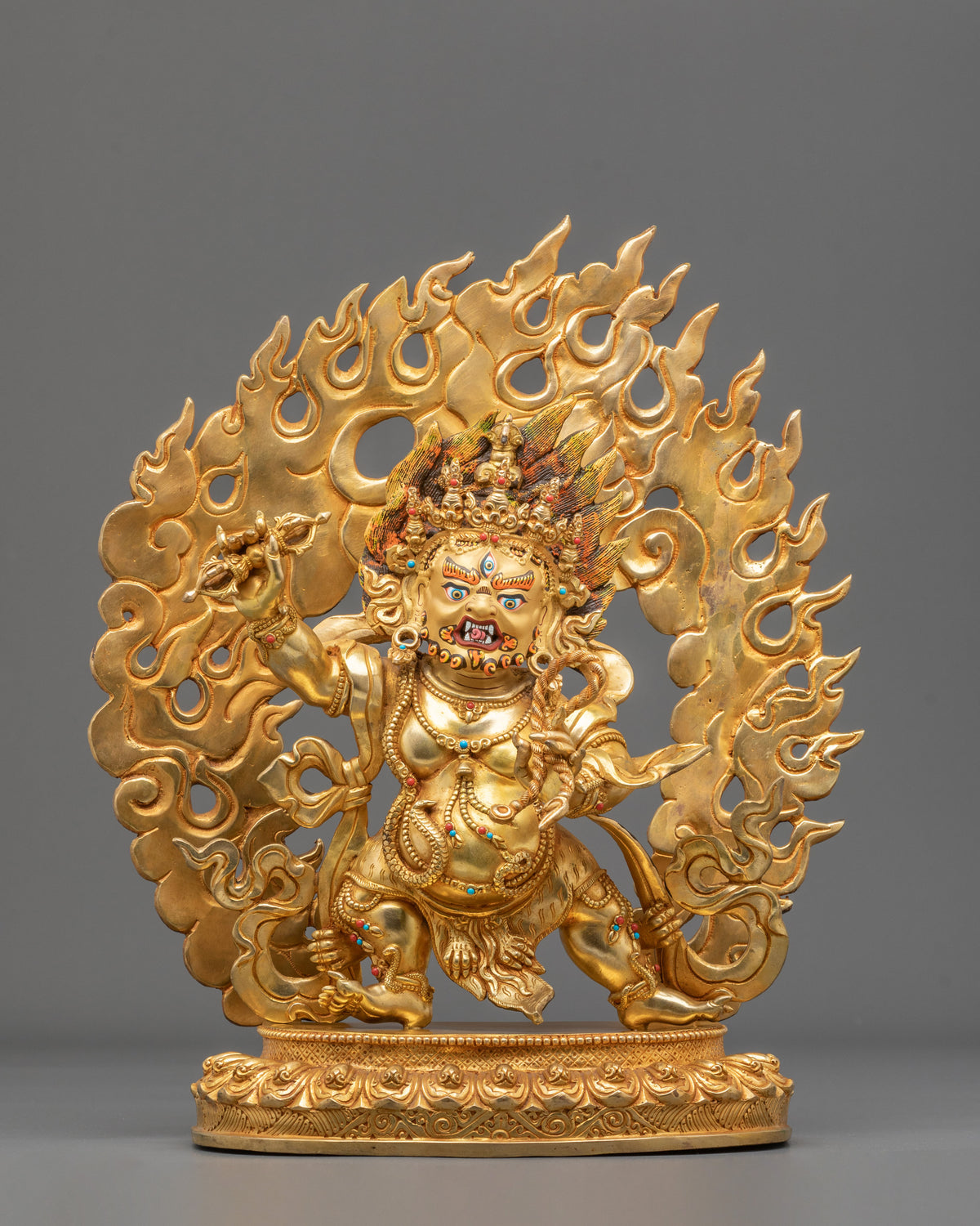 Mighty Protector Vajrapani Copper Sculpture