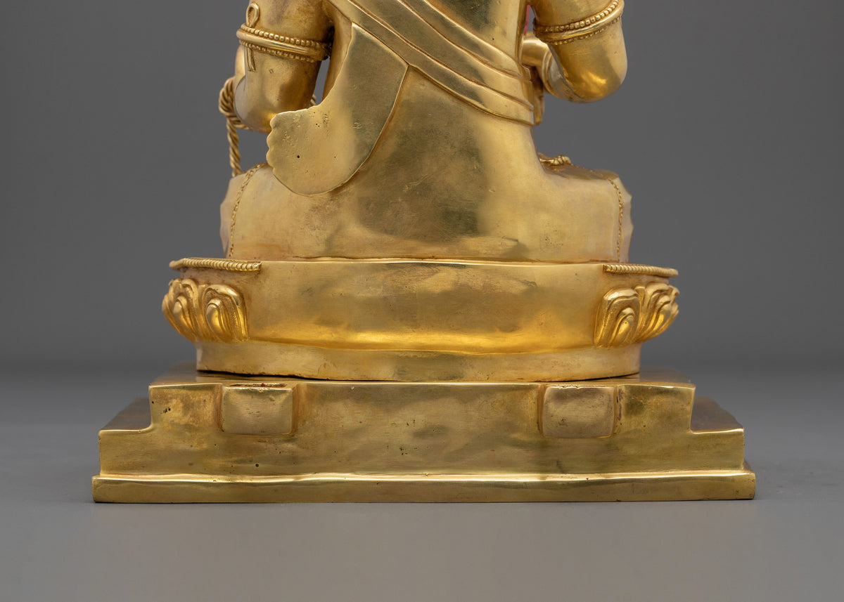 Yamraj Statue | 24K Gold Gilded Guardian Figurine