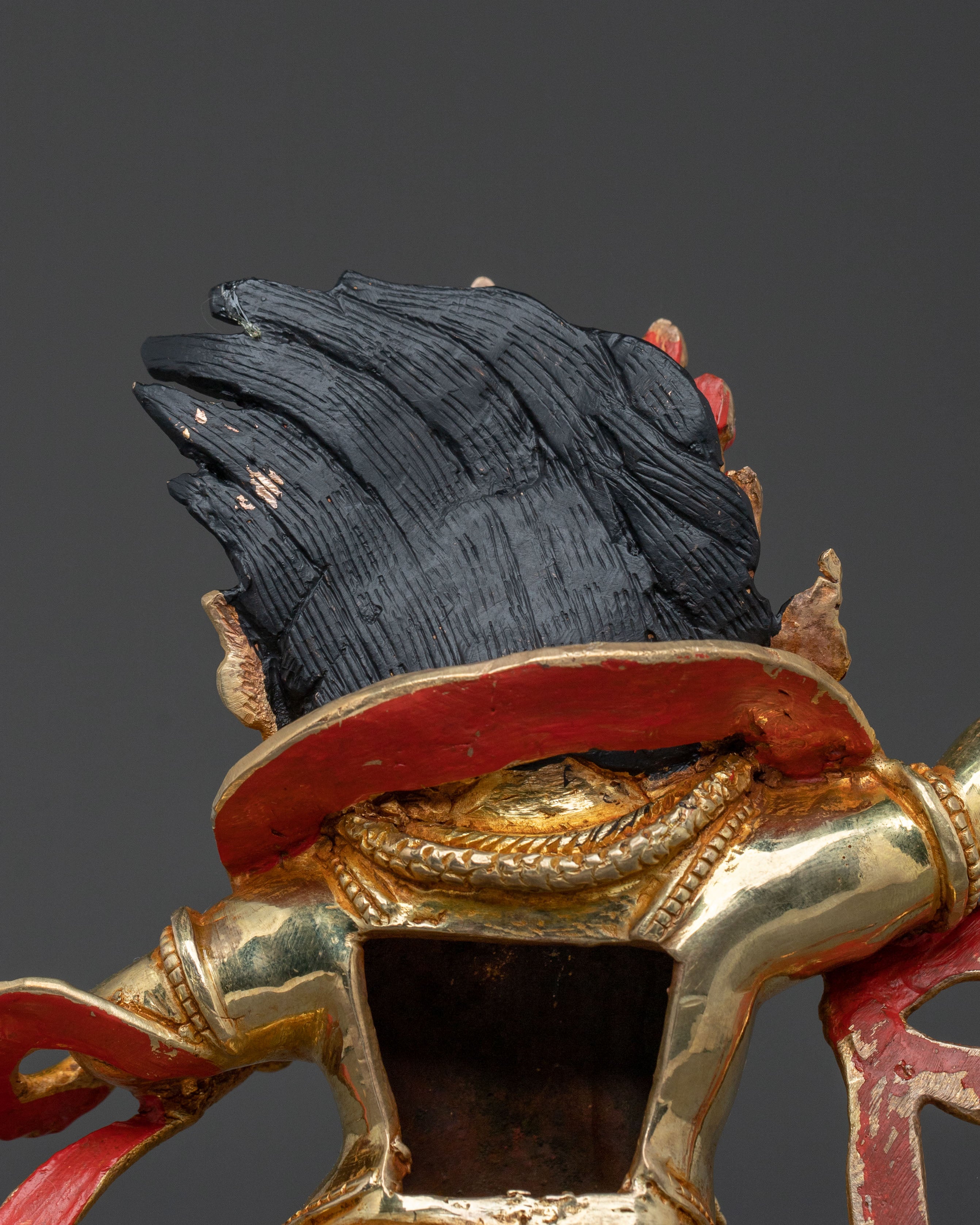 Protector Figure: Vajrapani 24k Gold Gilded Statue