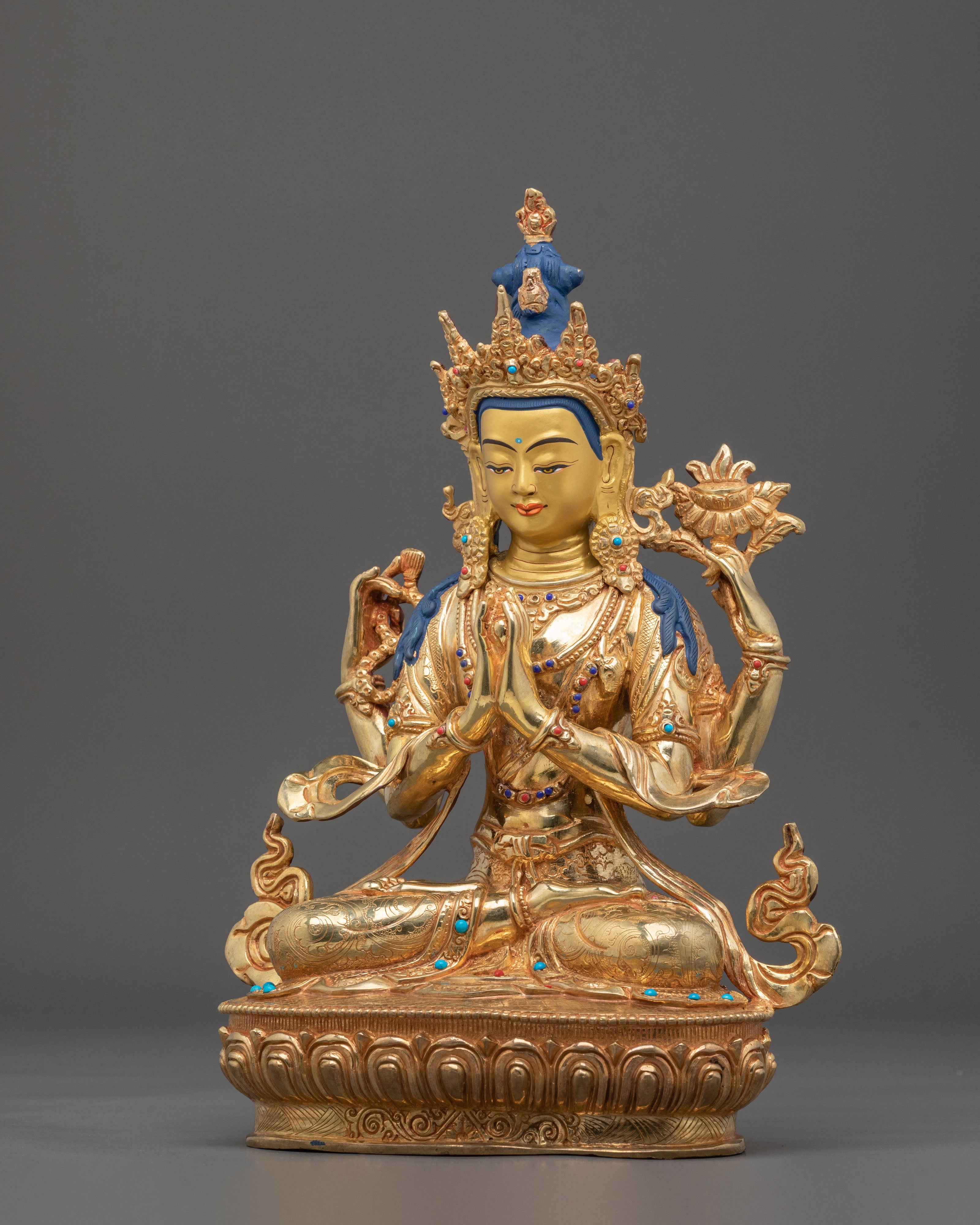 Chenrezig Compassionate Liberator Statue | Symbol of Mercy