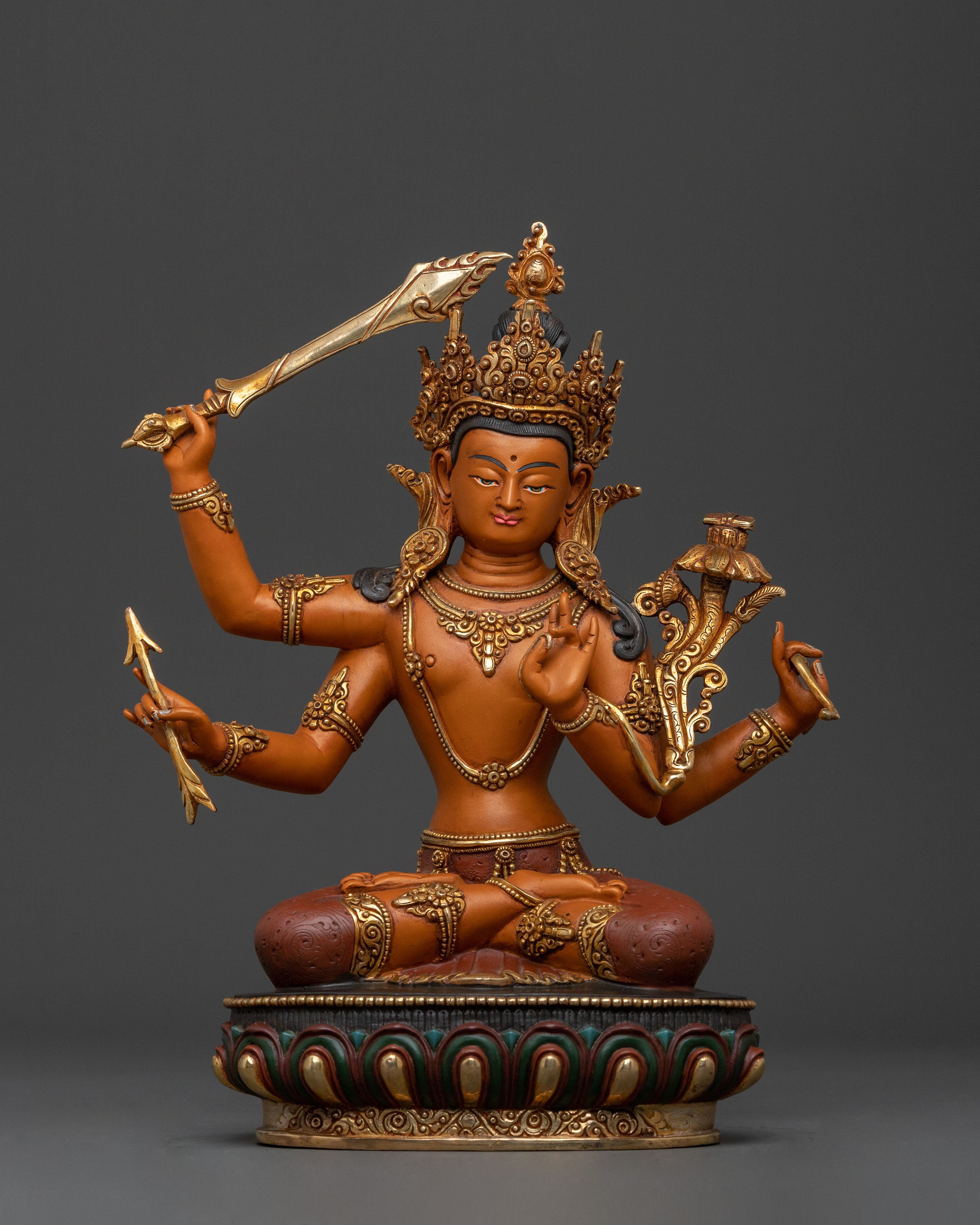 Maha Manjushri Spiritual Statue 
