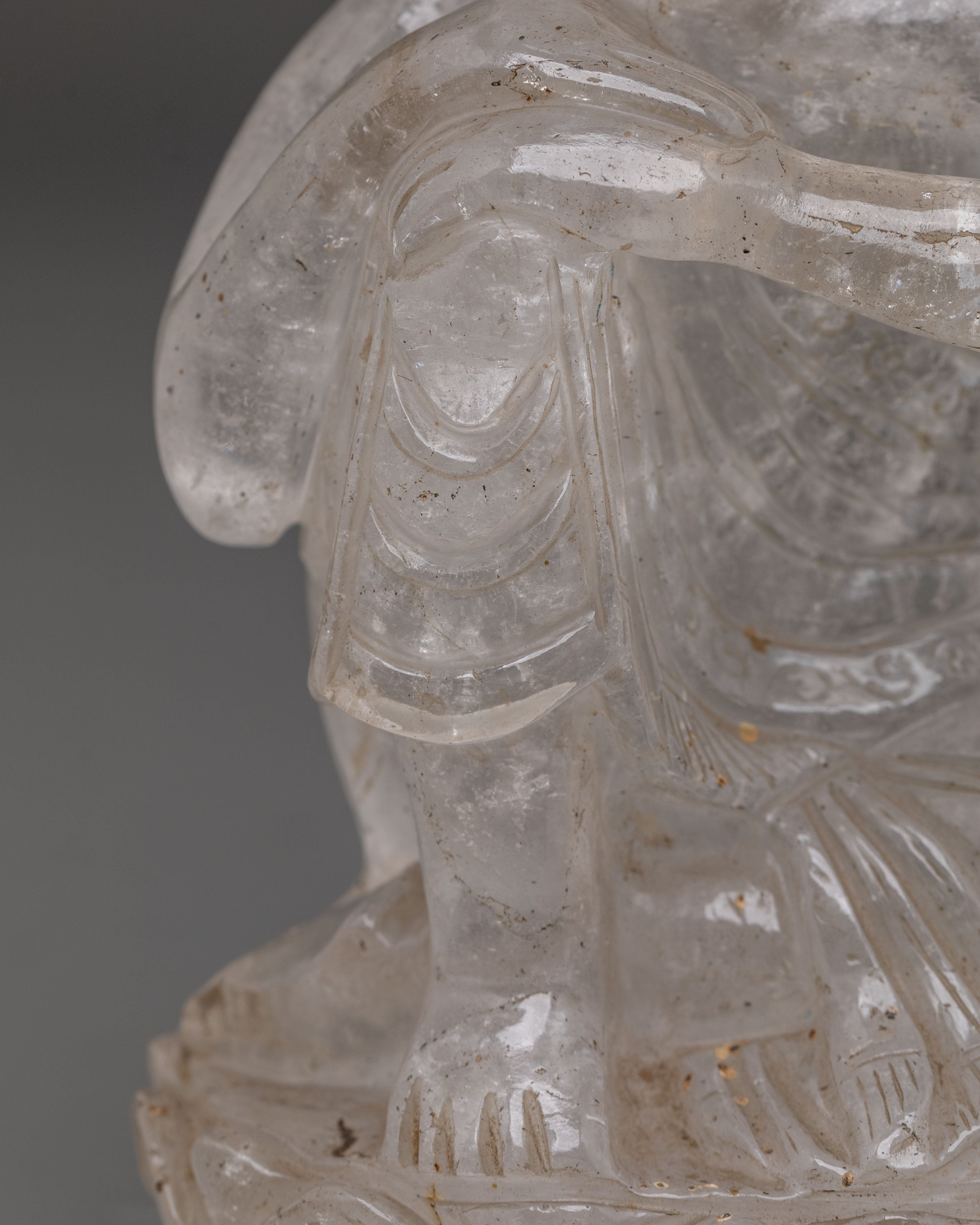 Buddha Statue | Luminous Crystal from Ganesh Himal