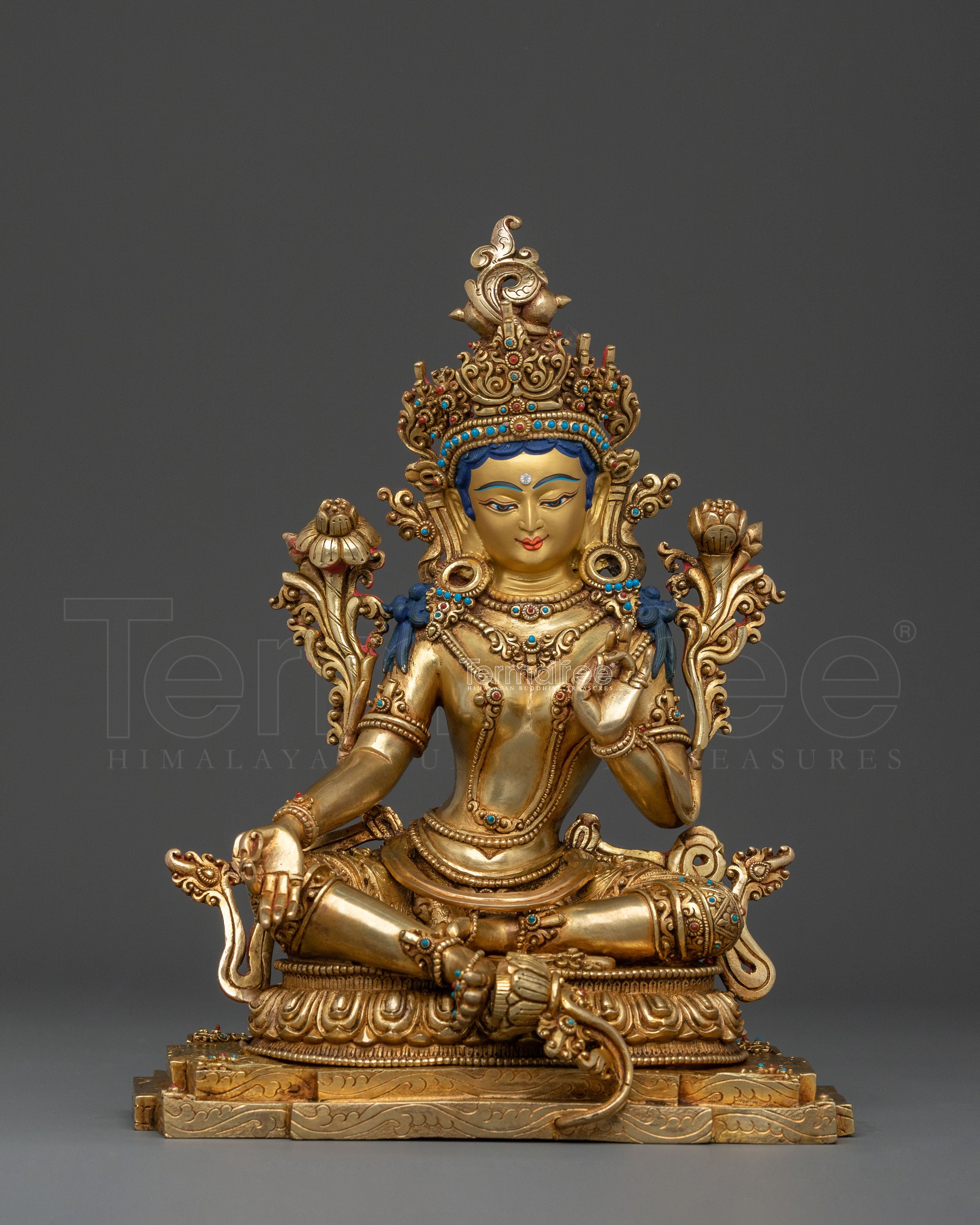  Green Tara Statue 