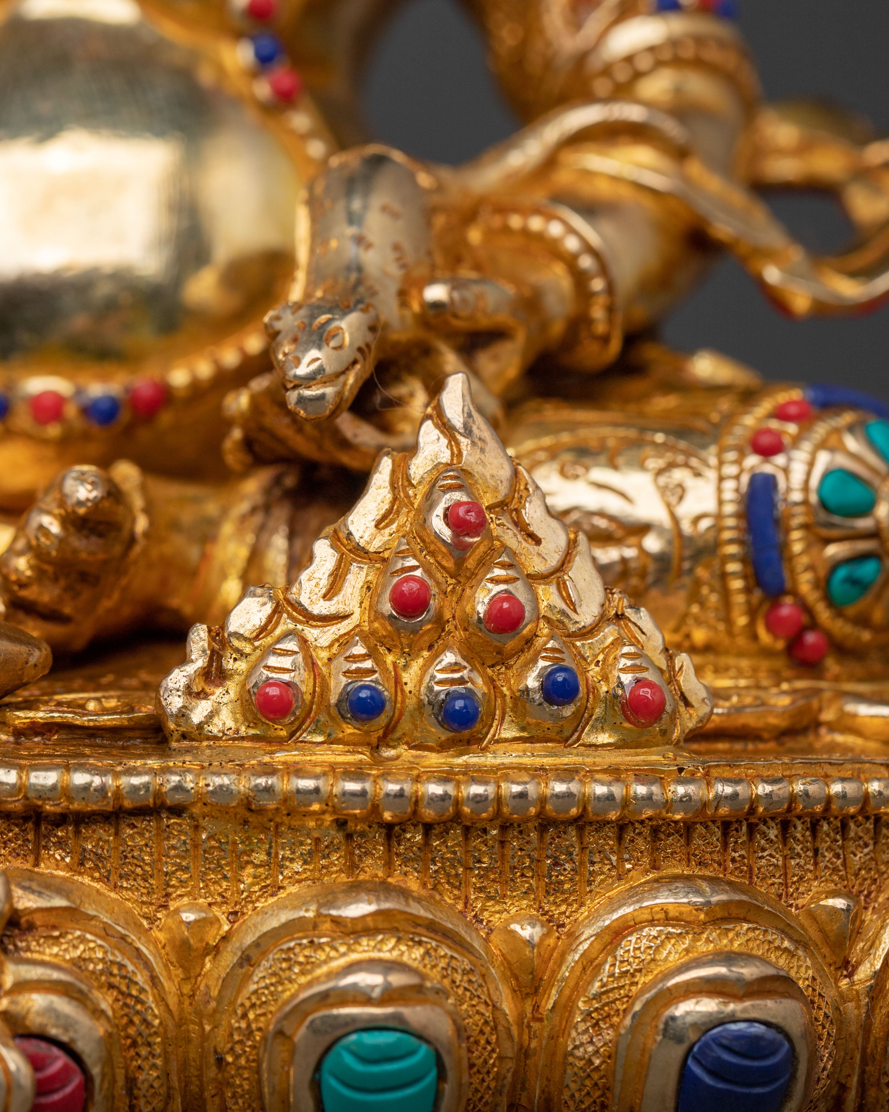 Dzambhala Tibetan Wealth Guardian Statue
