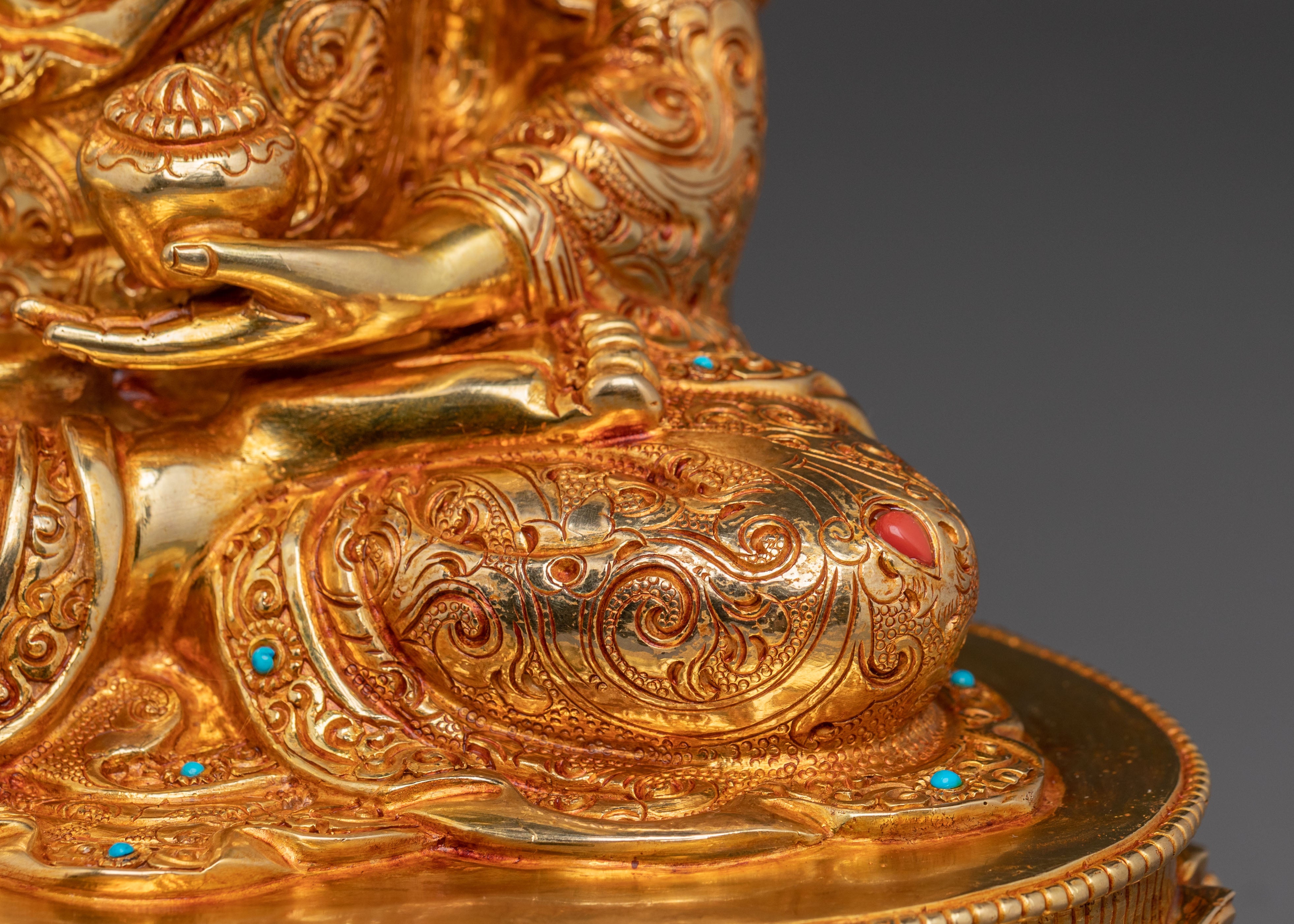 Shakyamuni Buddha Traditional Golden Statue