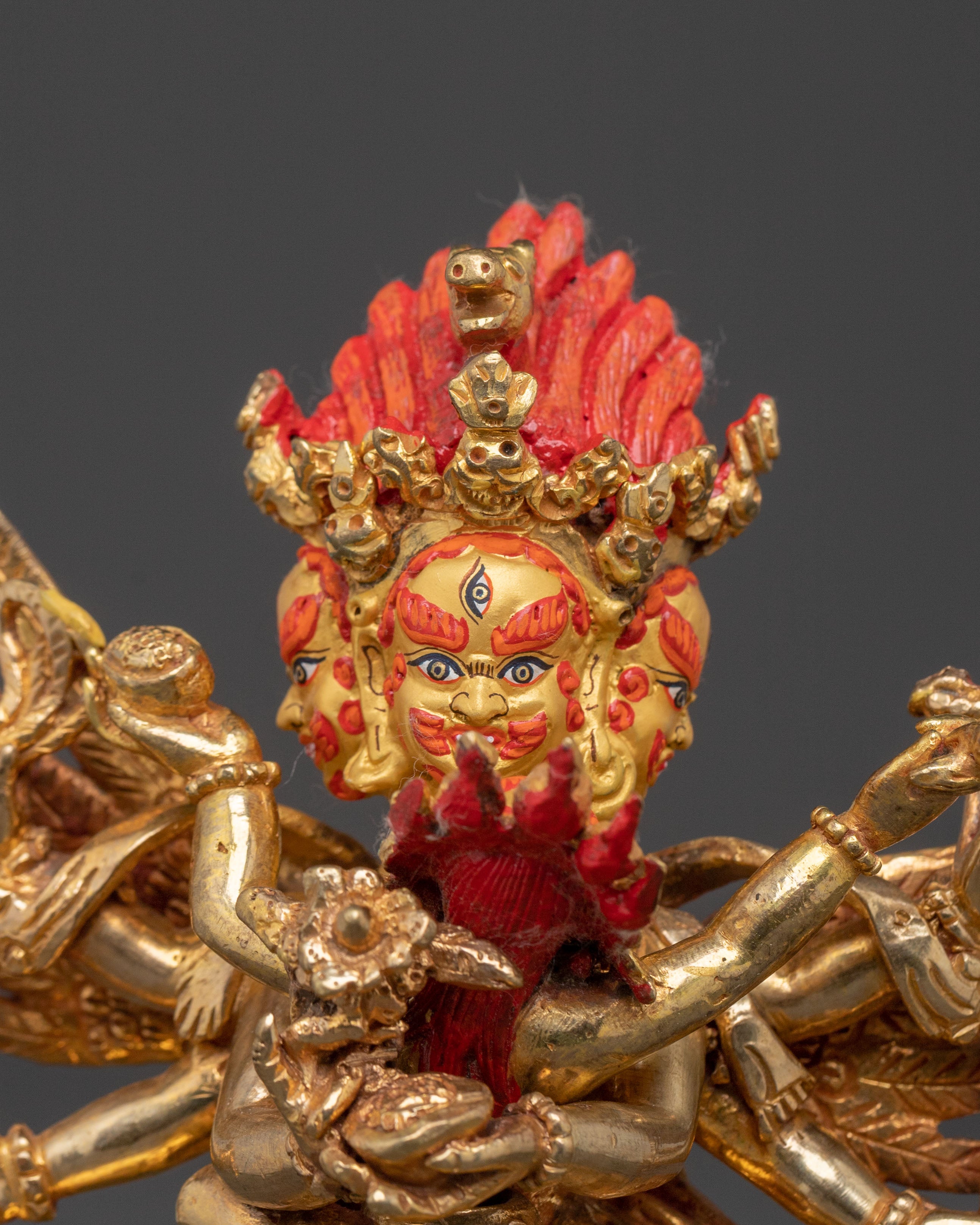 Hayagriva Wrathful Figure | Handcrafted Protector Statue