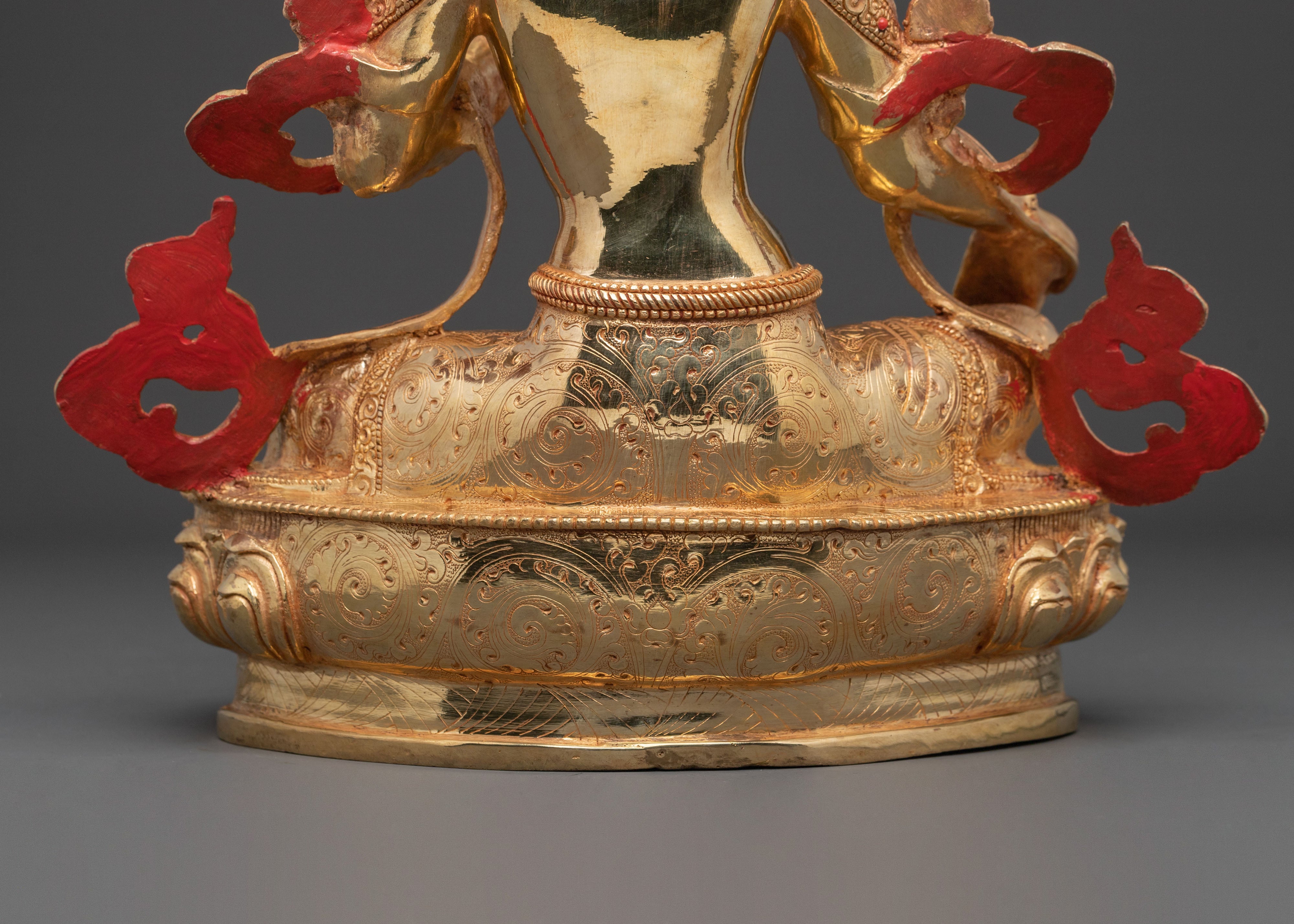 Green Tara Dharma Statue | Handcrafted Serenity