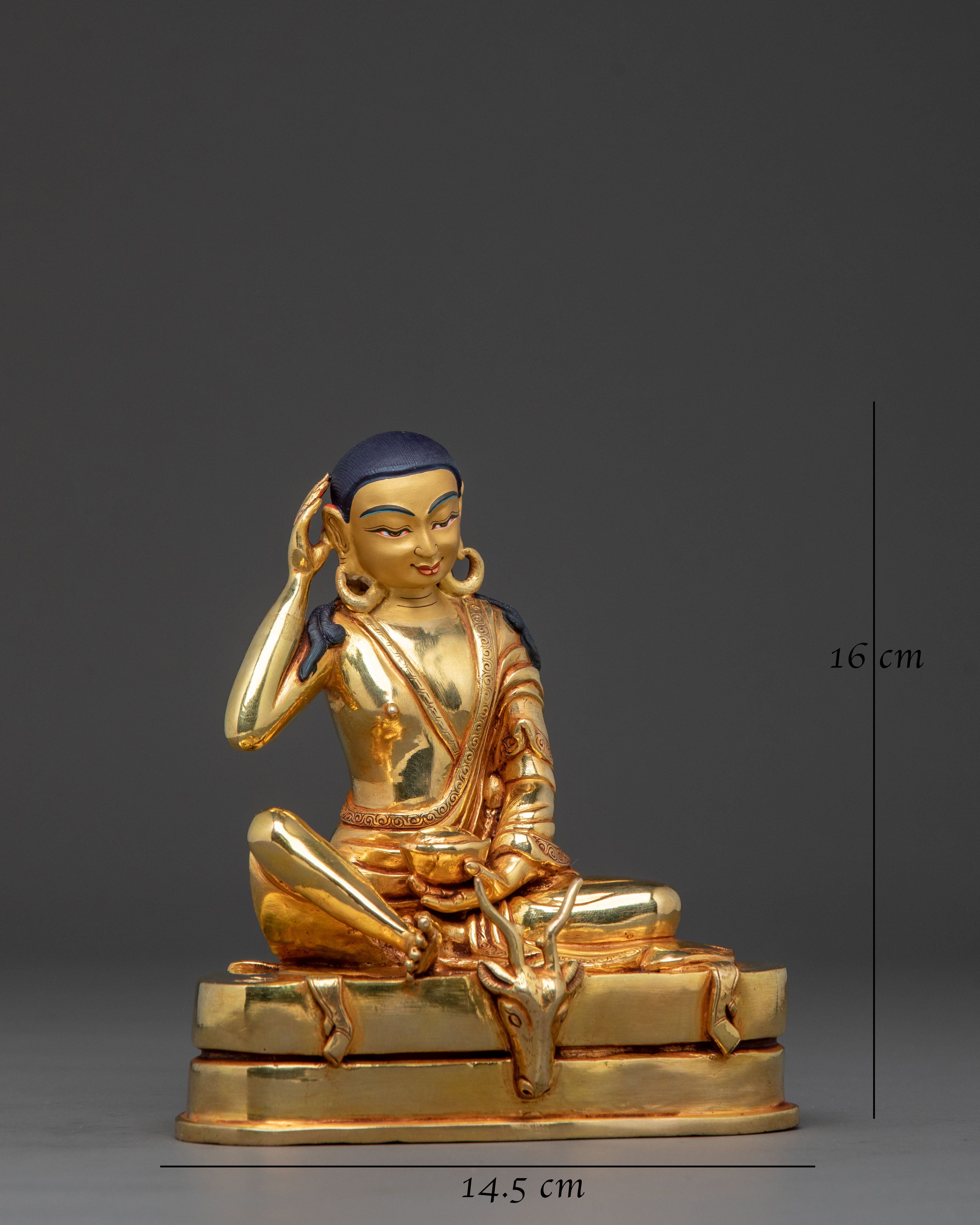 Milarepa Divine Statue | Tibetan Shrine Decor