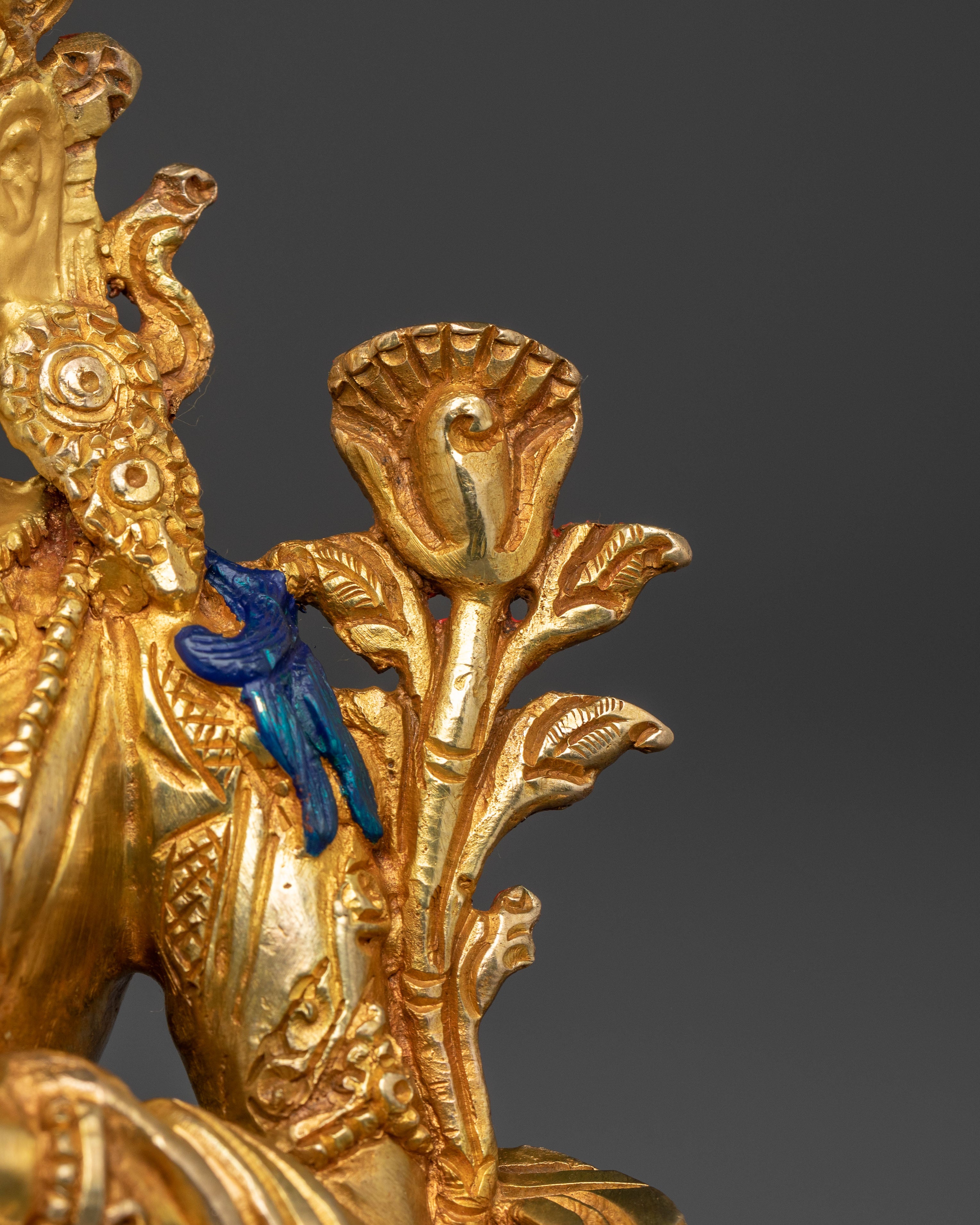 Handcrafted Green Tara Spiritual Sculpture