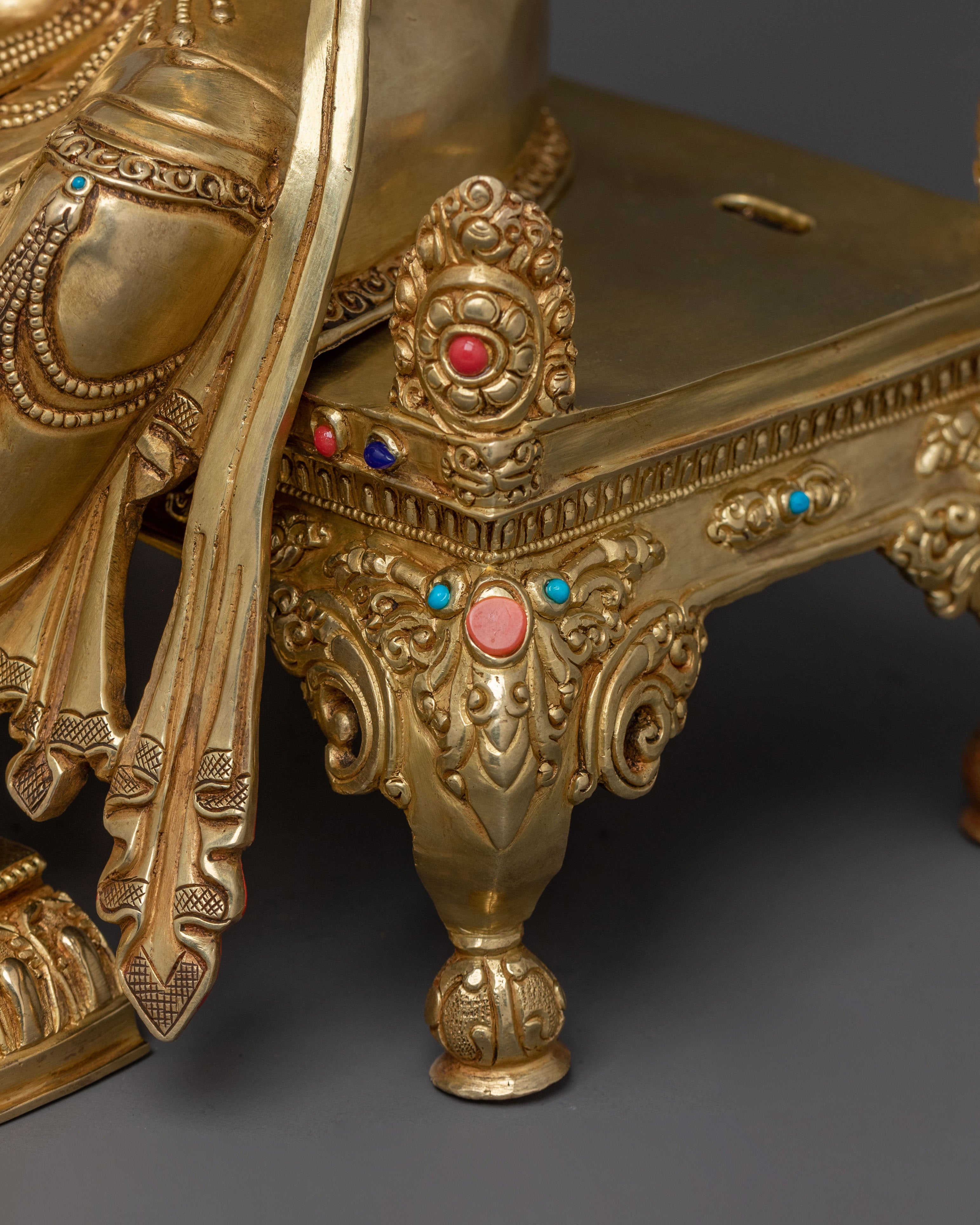 Maitreya Buddha Statue – 24K Gold Gilded | The Hope of Future