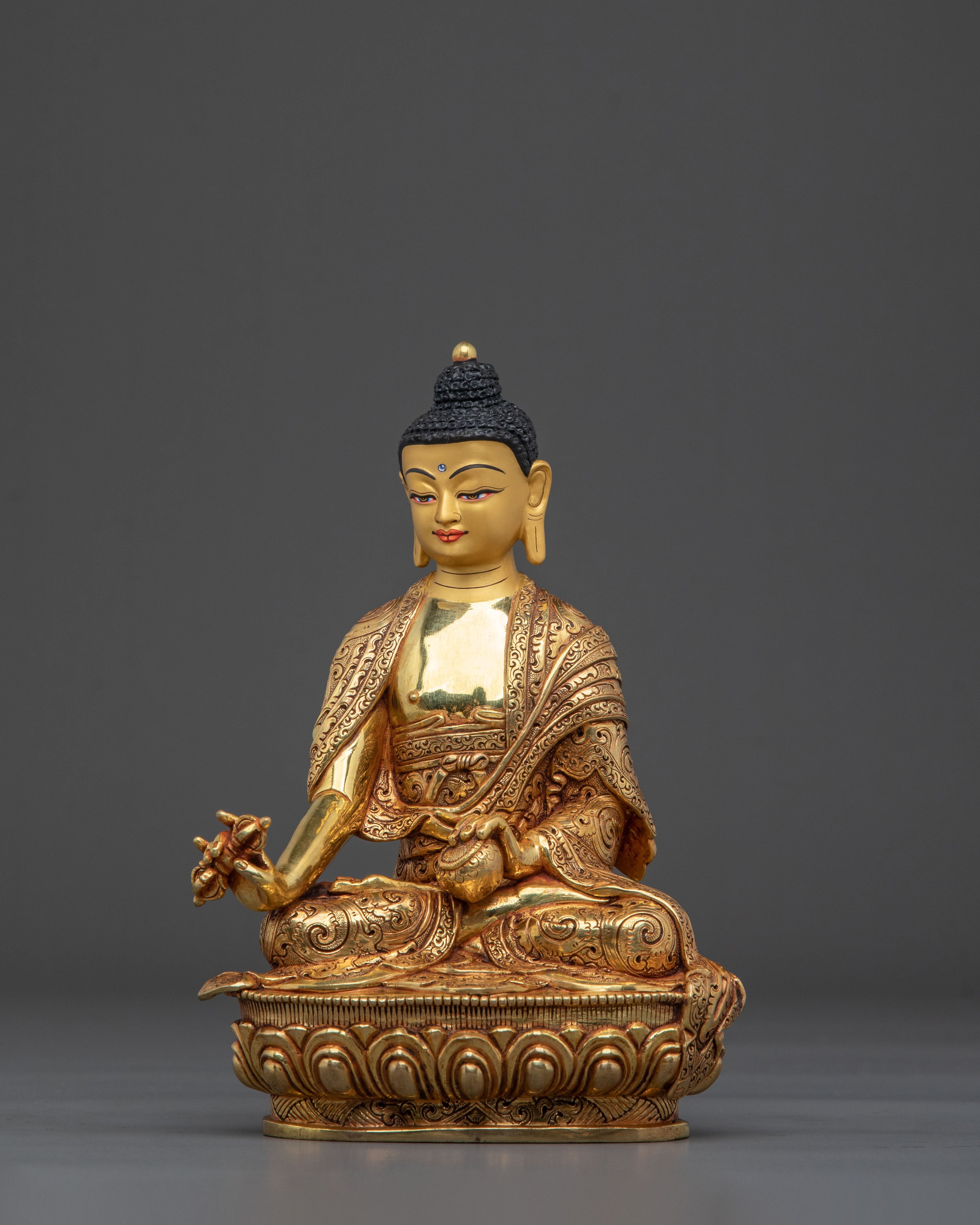 8 Manifestation of Guru Rinpoche Set with 24k Gold Glided