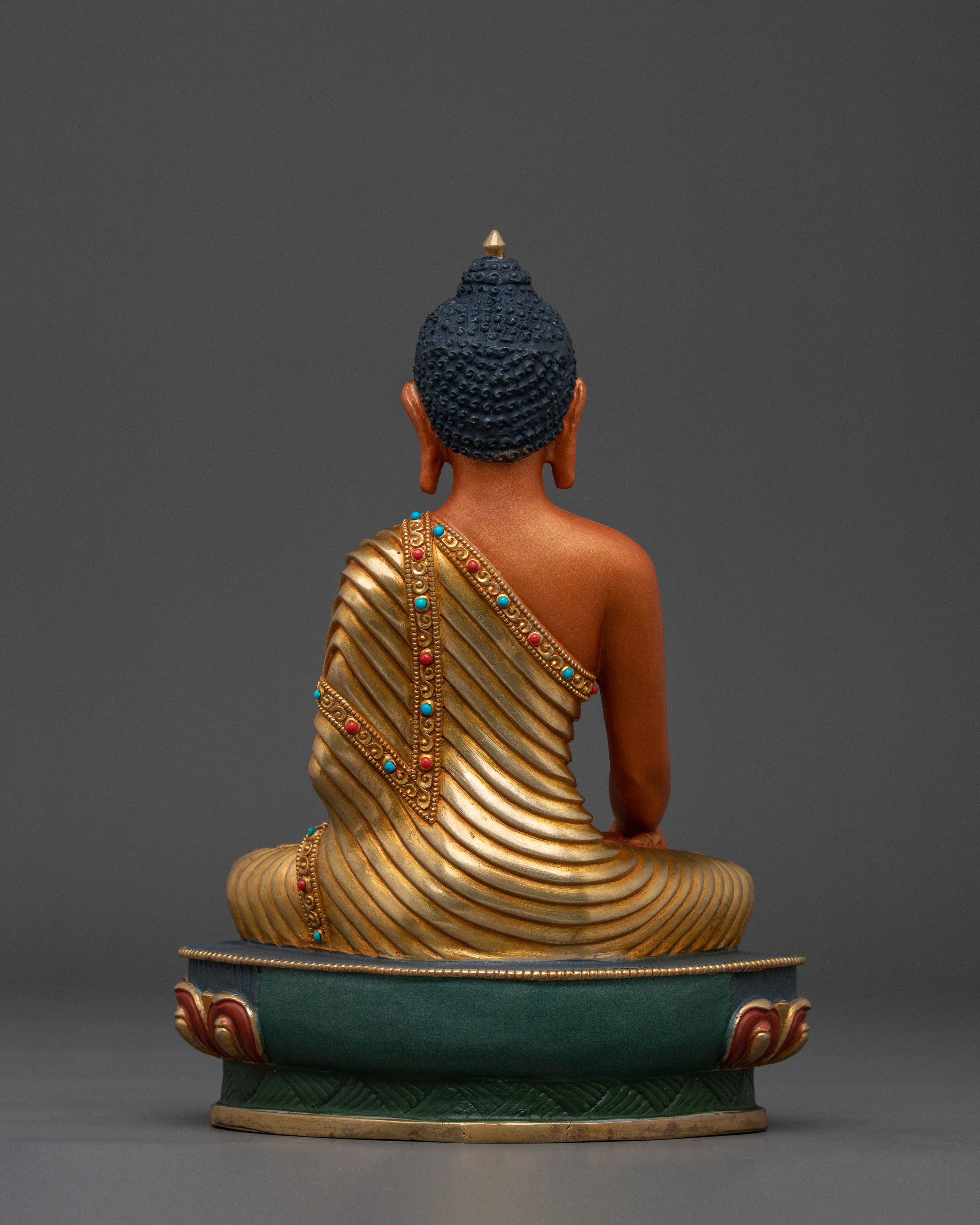 Three Buddhas Altar Statue Set | Sacred Tibetan Buddhist Trio Sculpture