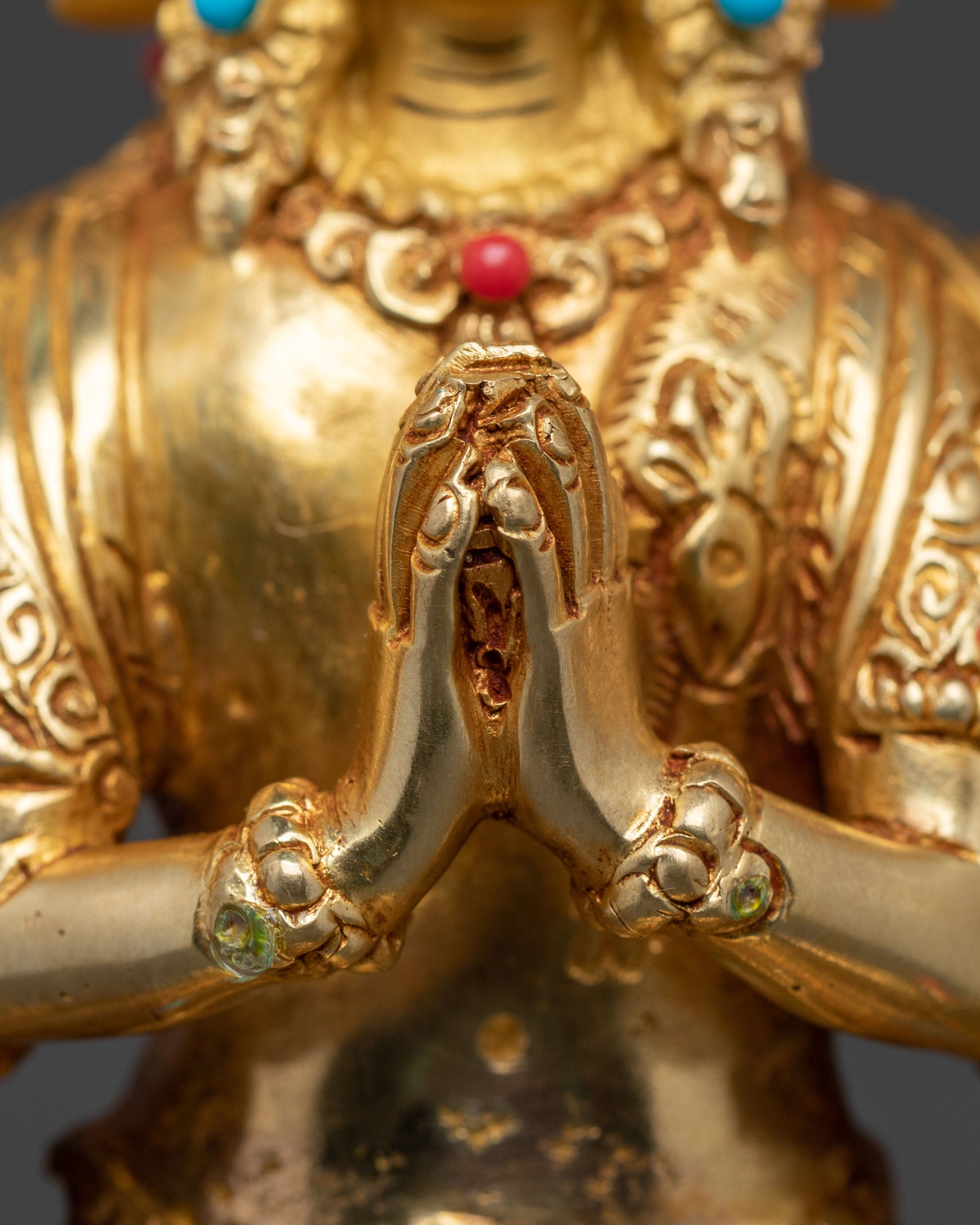 1000 Armed Chenrezig Statue | 24K Gold Gilded Icon