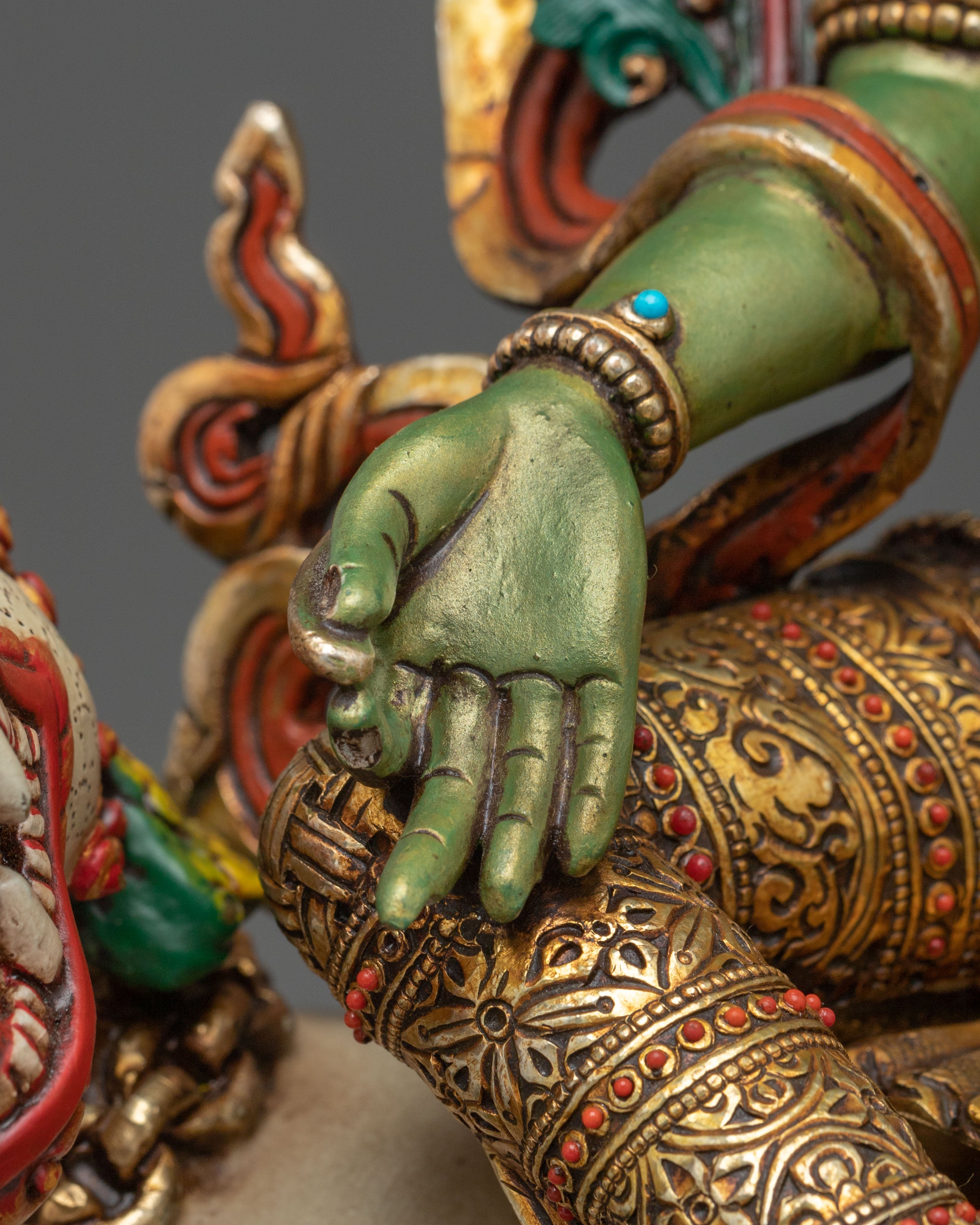 Green Tara Statue | Handcrafted Protector Figurine