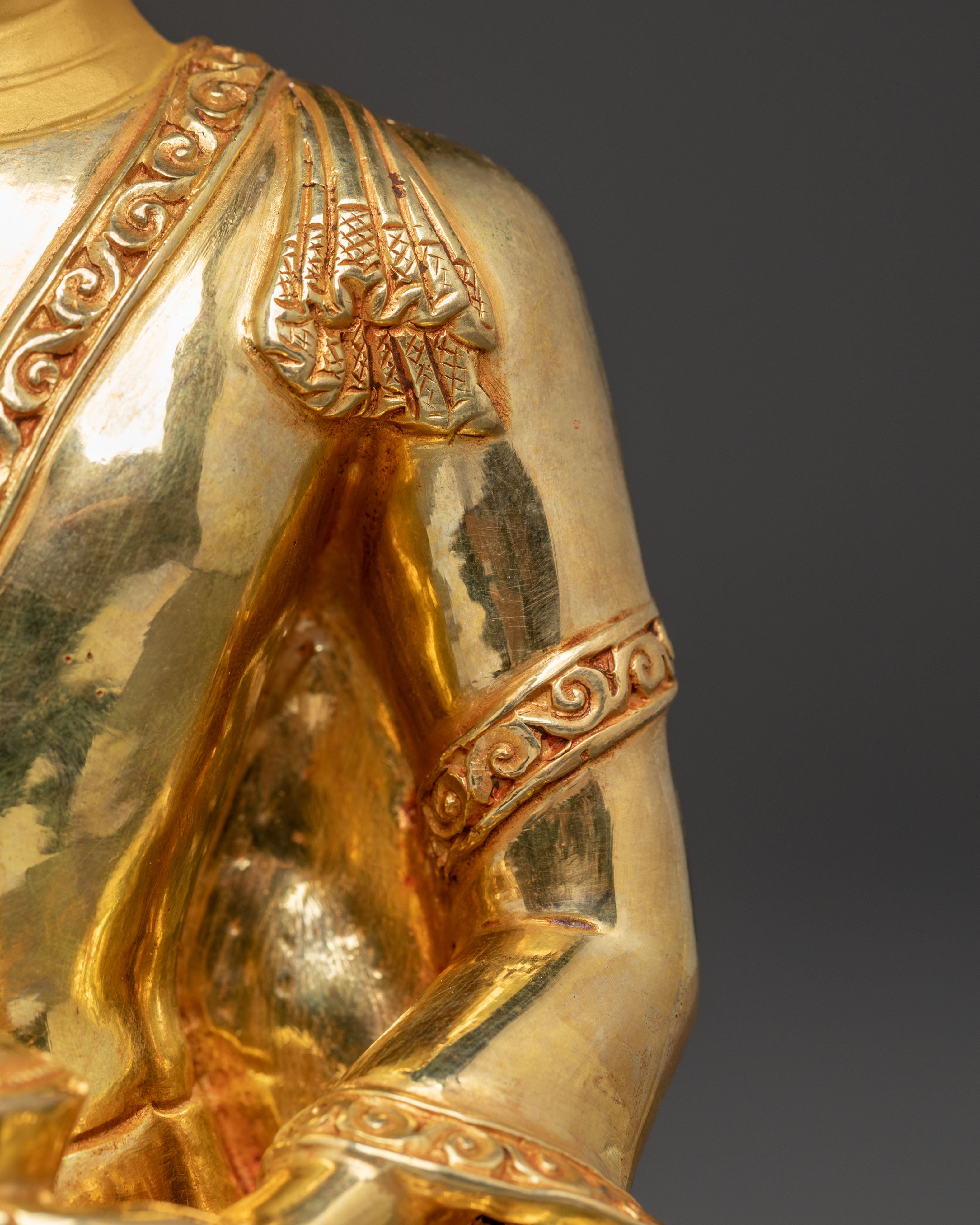 Handcrafted Serene Statue of Buddha Shakyamuni | Gautama Buddha Sculpture