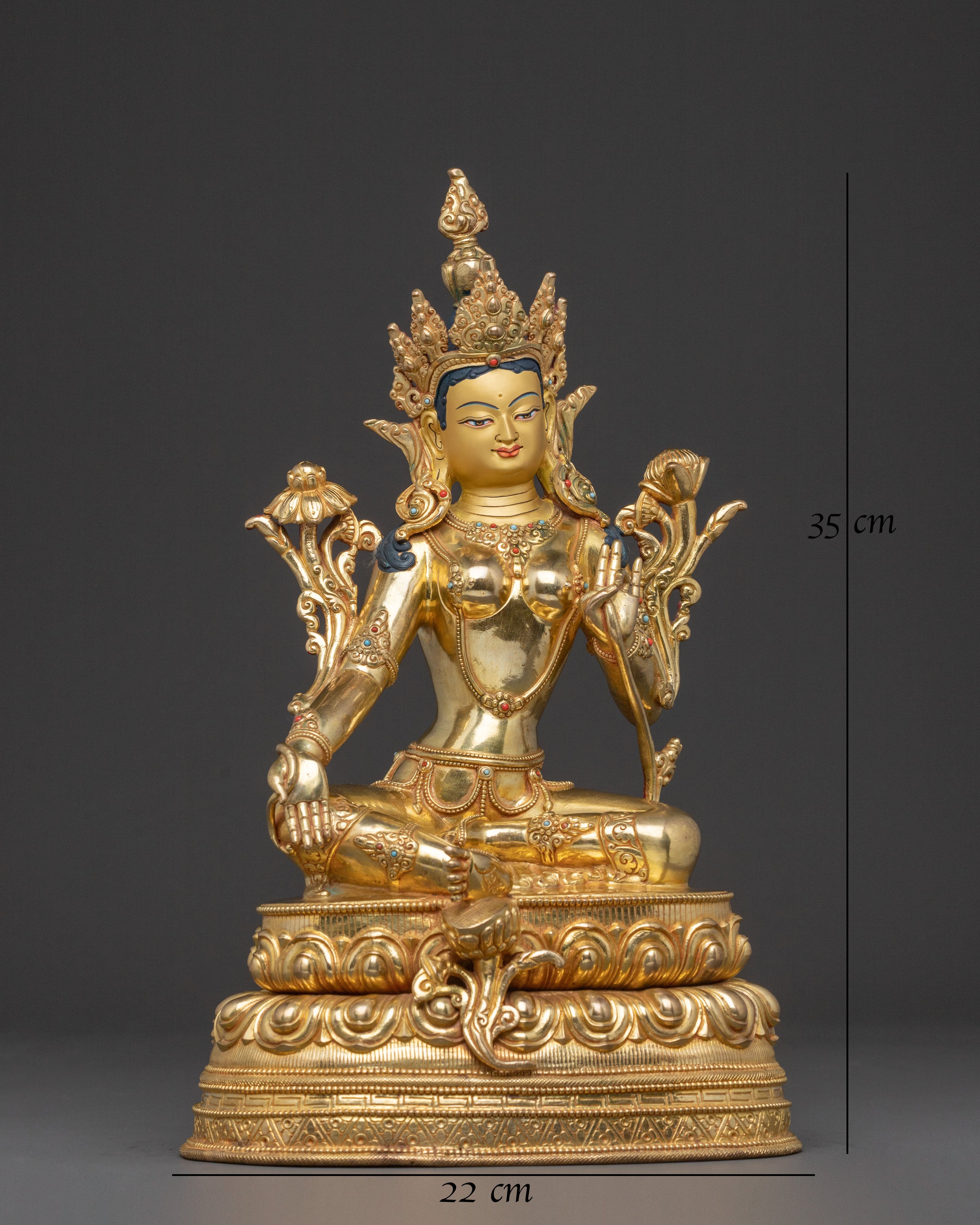 Green Tara Statue | Liberator From Suffering