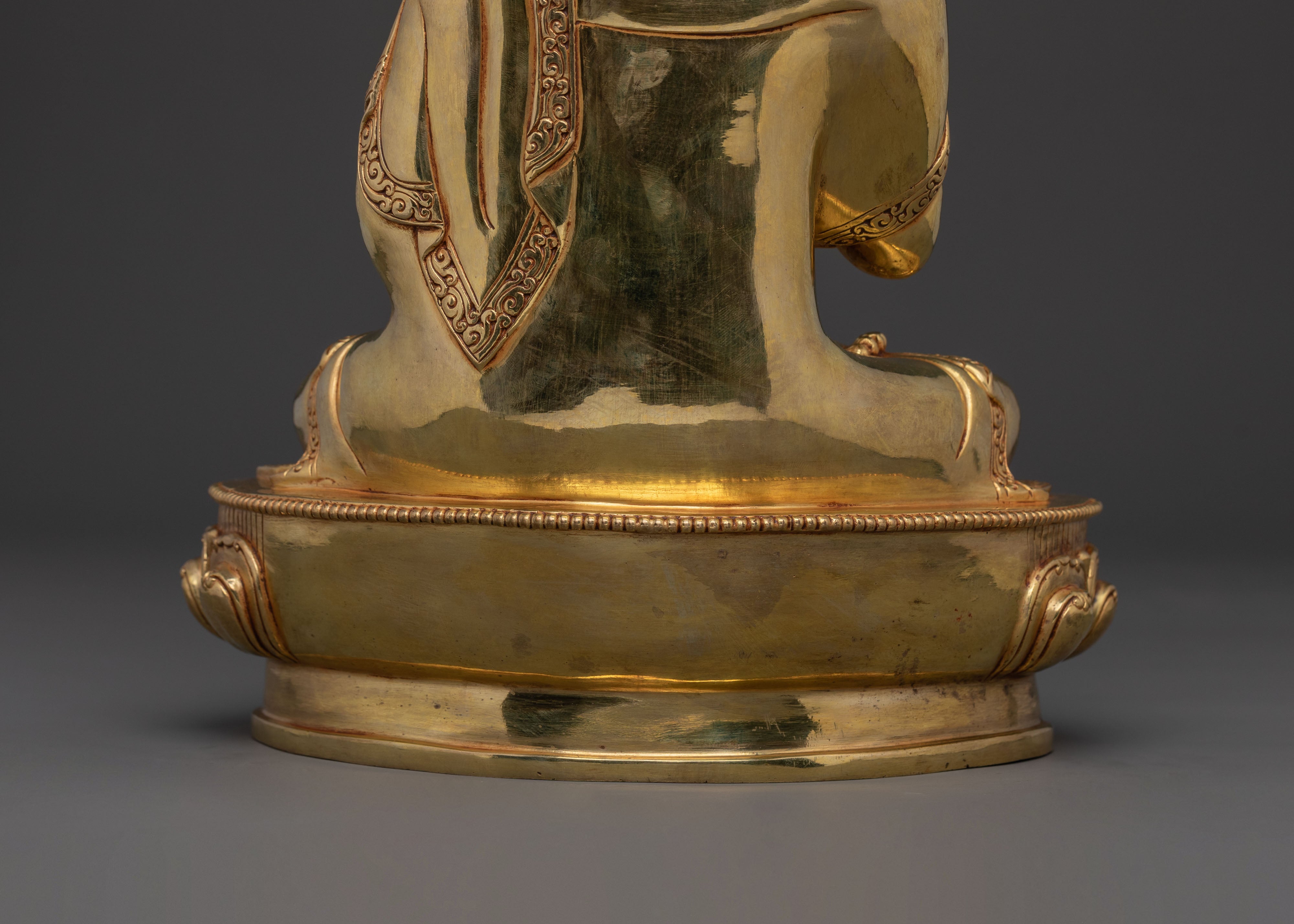 Handcrafted Amogasiddhi Statue: Spiritual Figurine