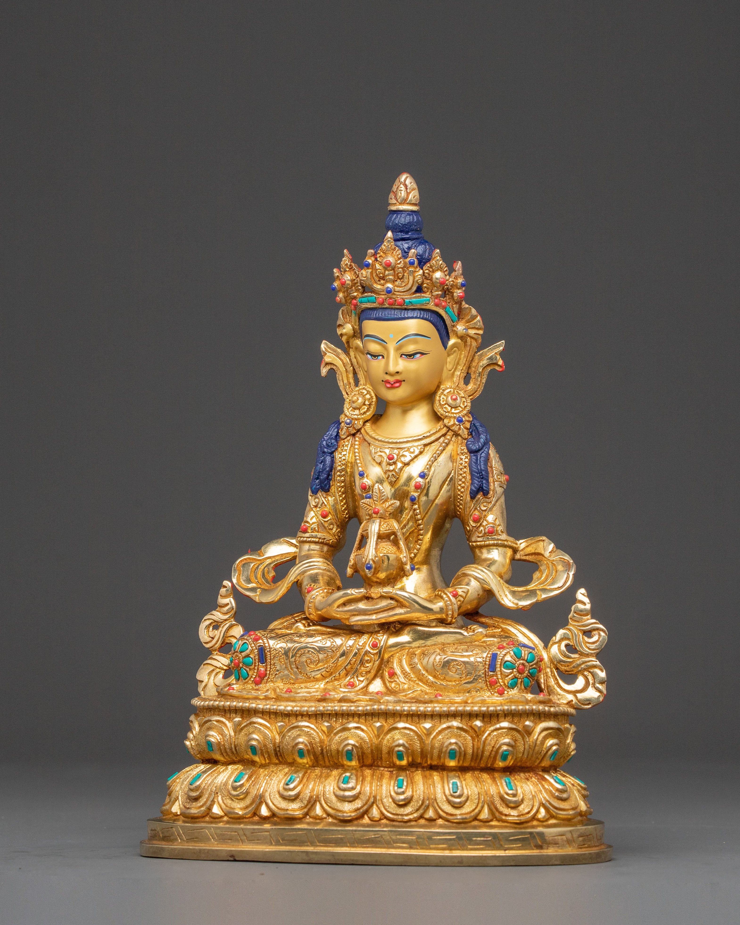 Amitayus Buddha Statue: Sacred Figure for Decor