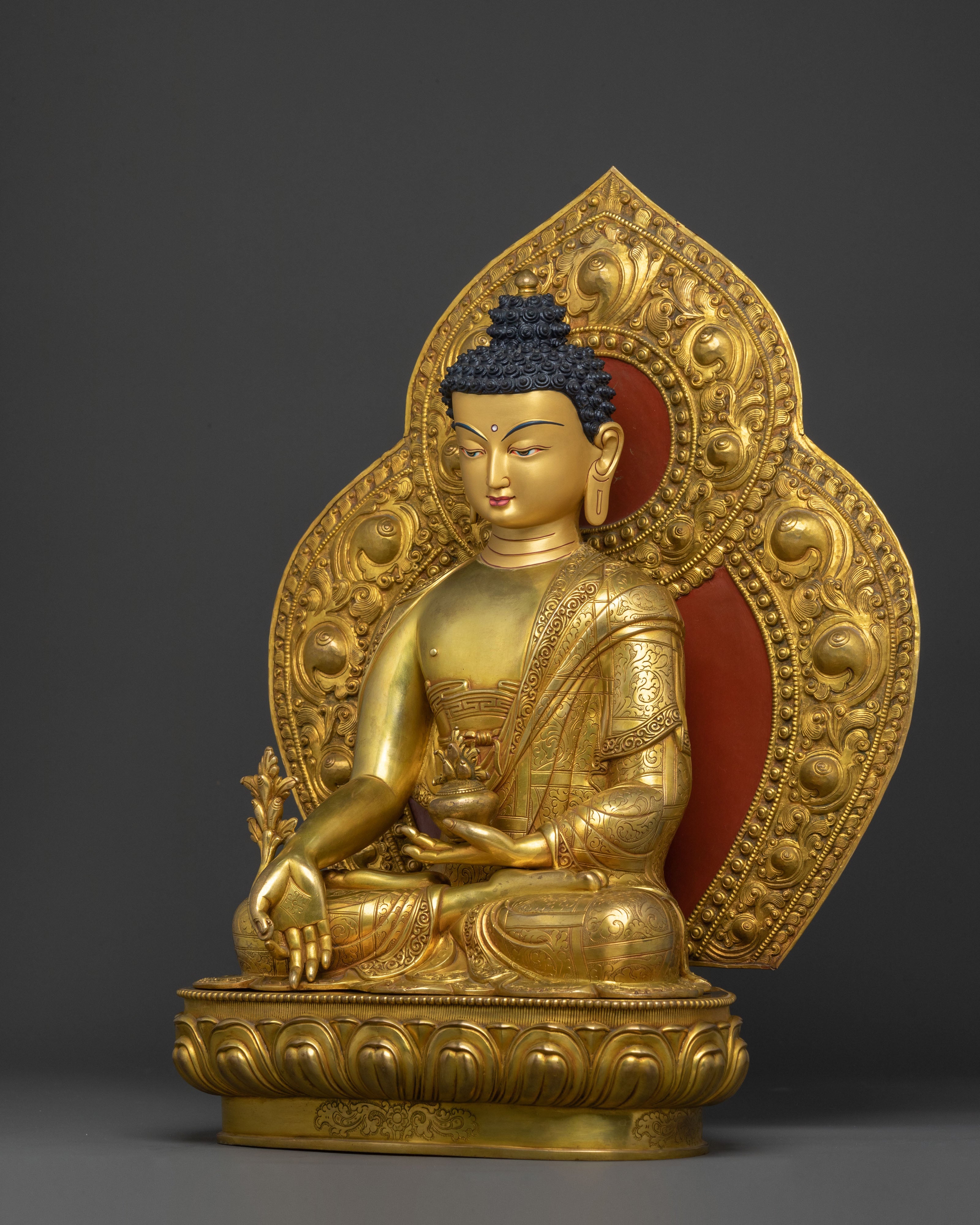 Medicine Buddha Figurine | Sacred Himalayan Craft