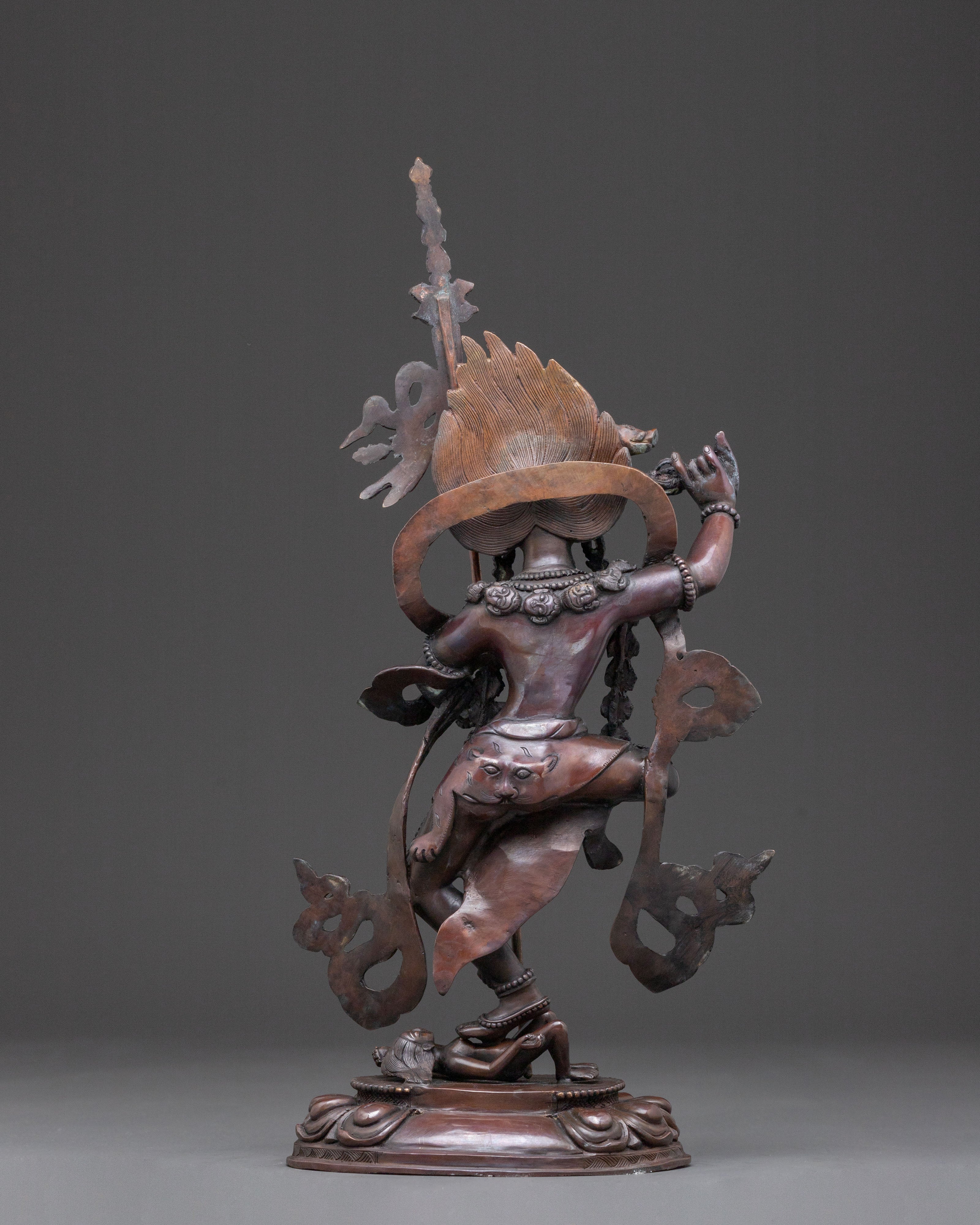 Dorje Phagmo Statue | Oxidized Copper Serenity
