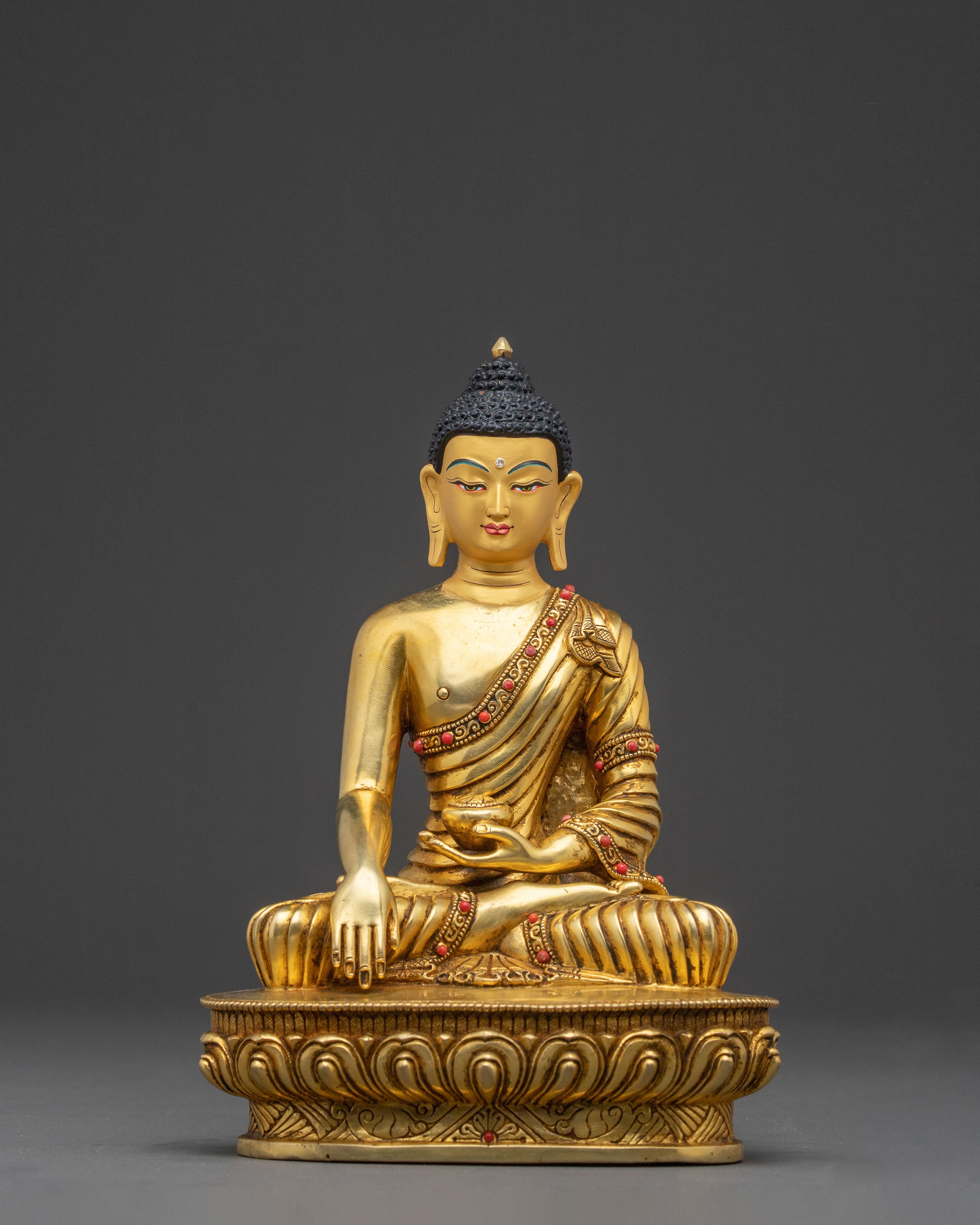Handcrafted Divine Statue of Shakyamuni Buddha - Radiant Art