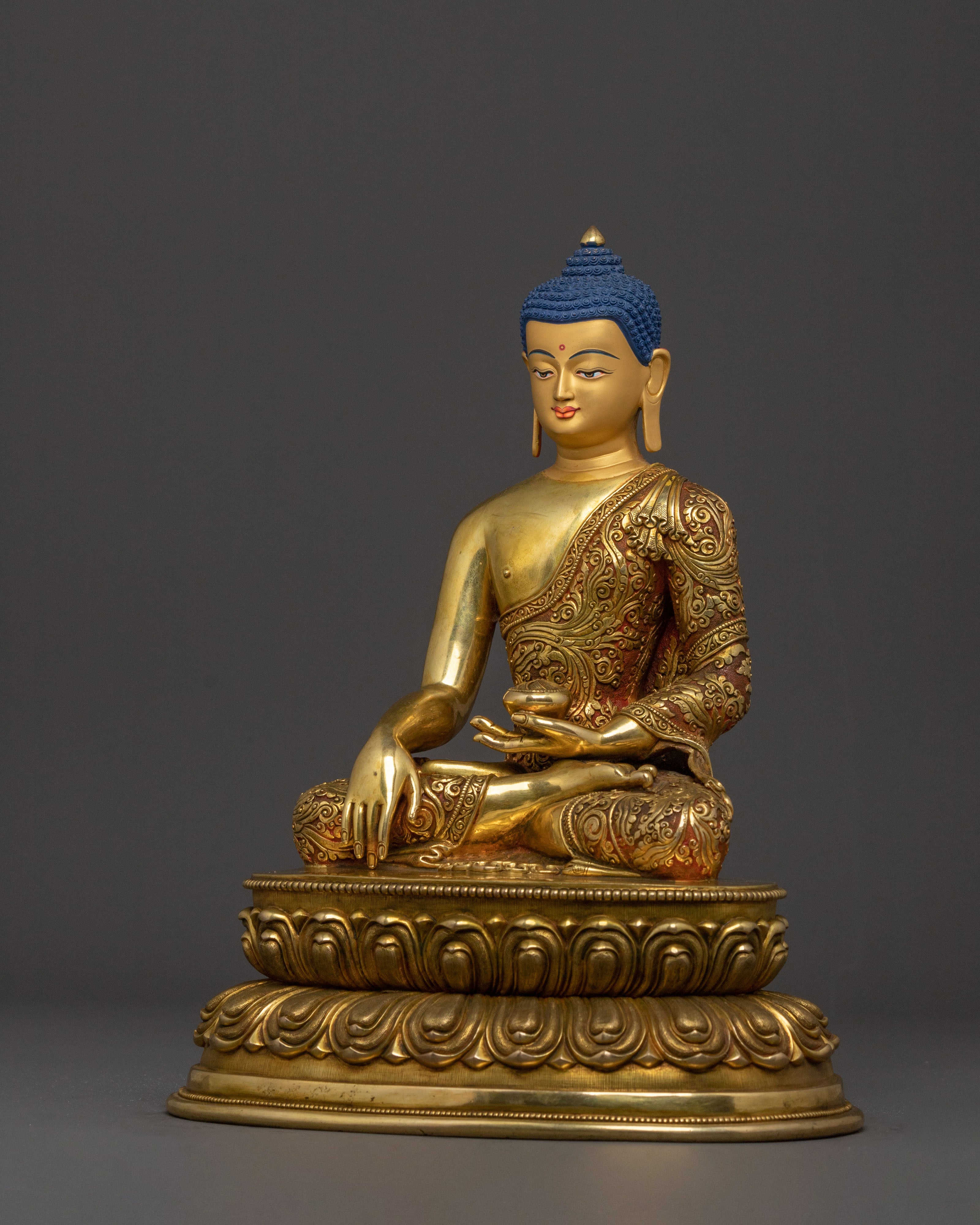 Handmade Shakyamuni Buddha Dharma Statue for Altars
