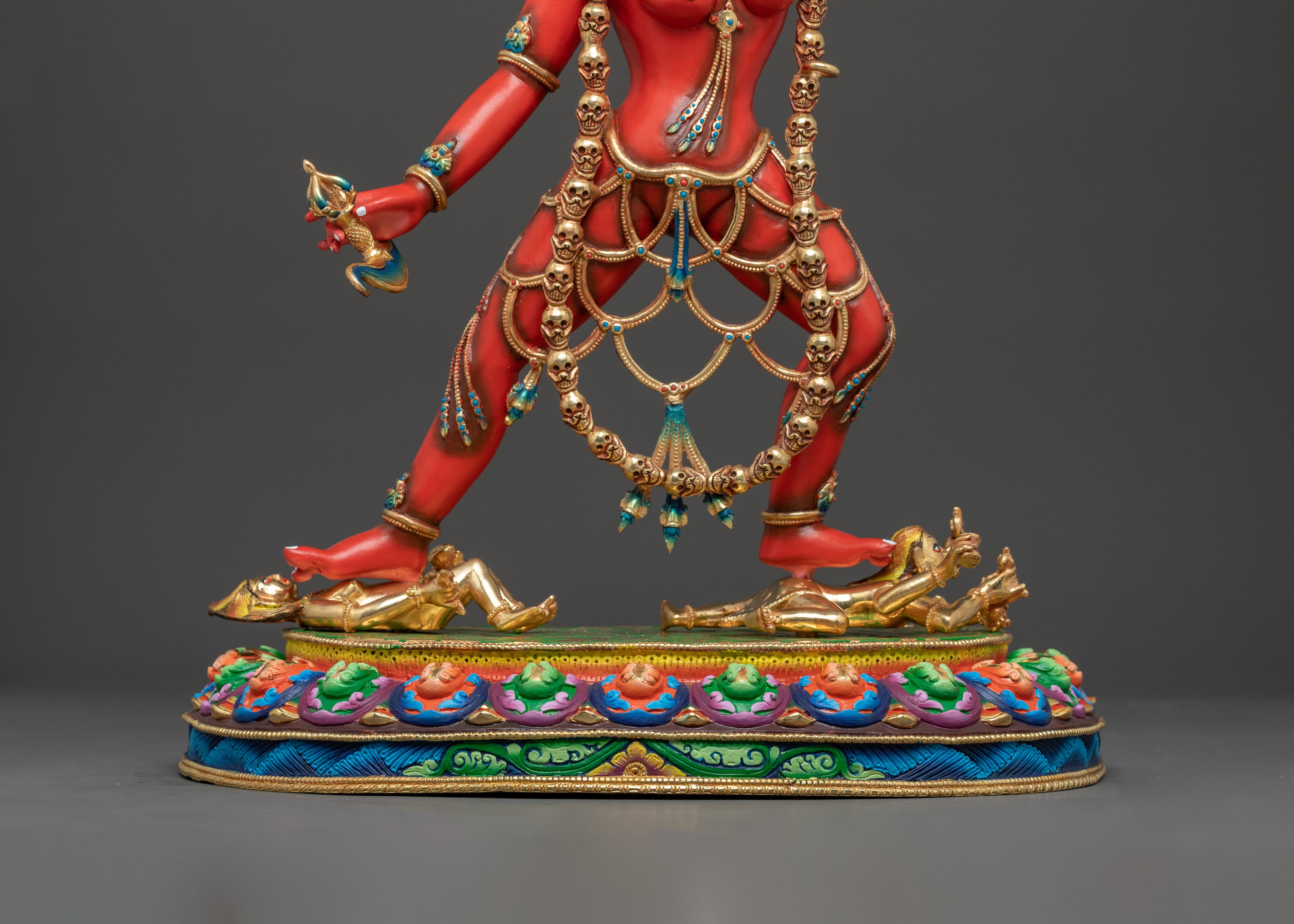 Vajrayogini Tantric Buddha Statue – Fiery Copper Masterpiece