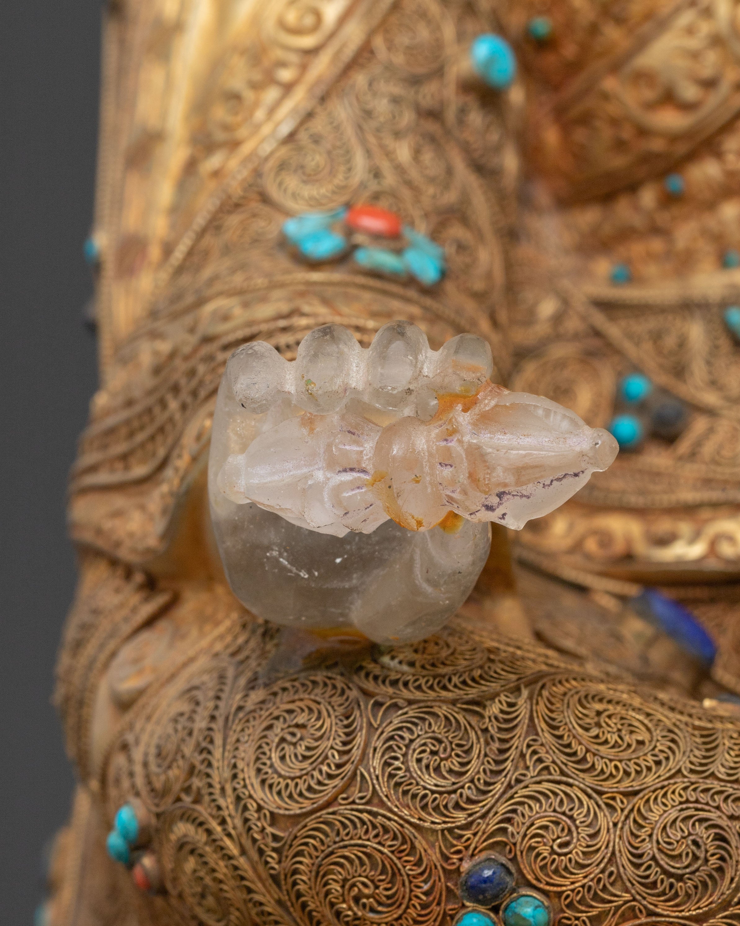 Sacred Guru Rinpoche Protection Statue