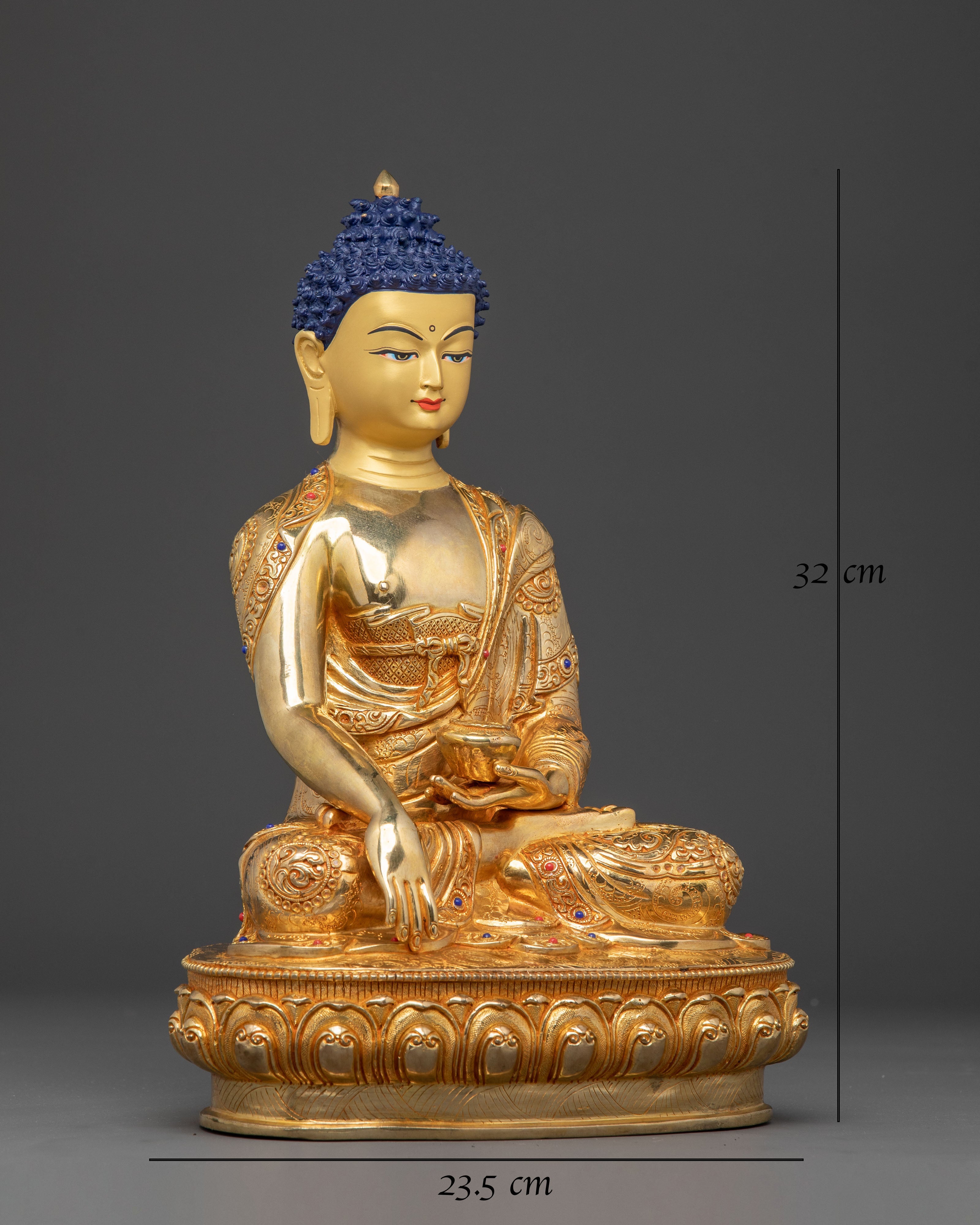 Handcrafted Shakyamuni Buddha Statue: Symbol of Power and Wisdom