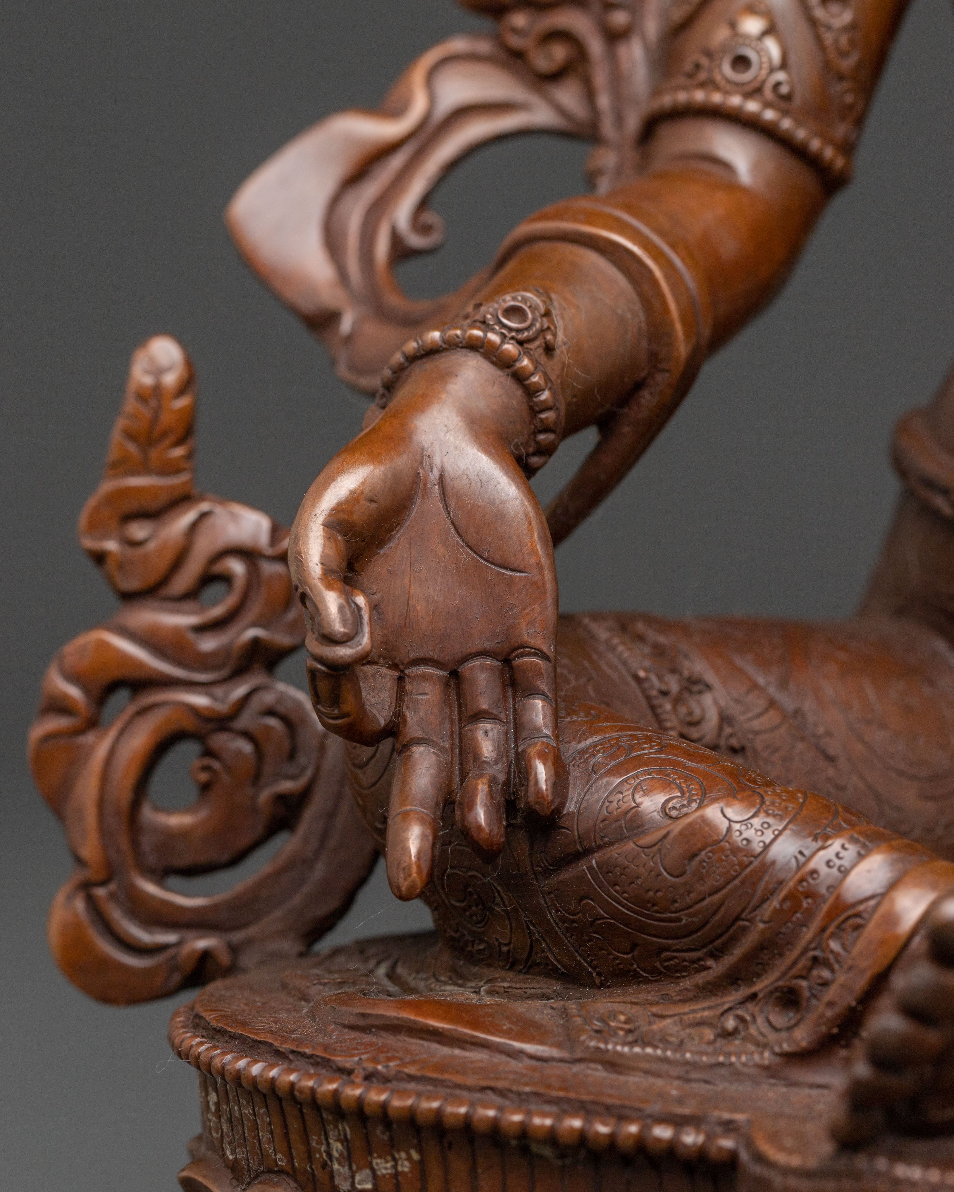 Green Tara Sacred Copper Statue – Himalayan Handcraft