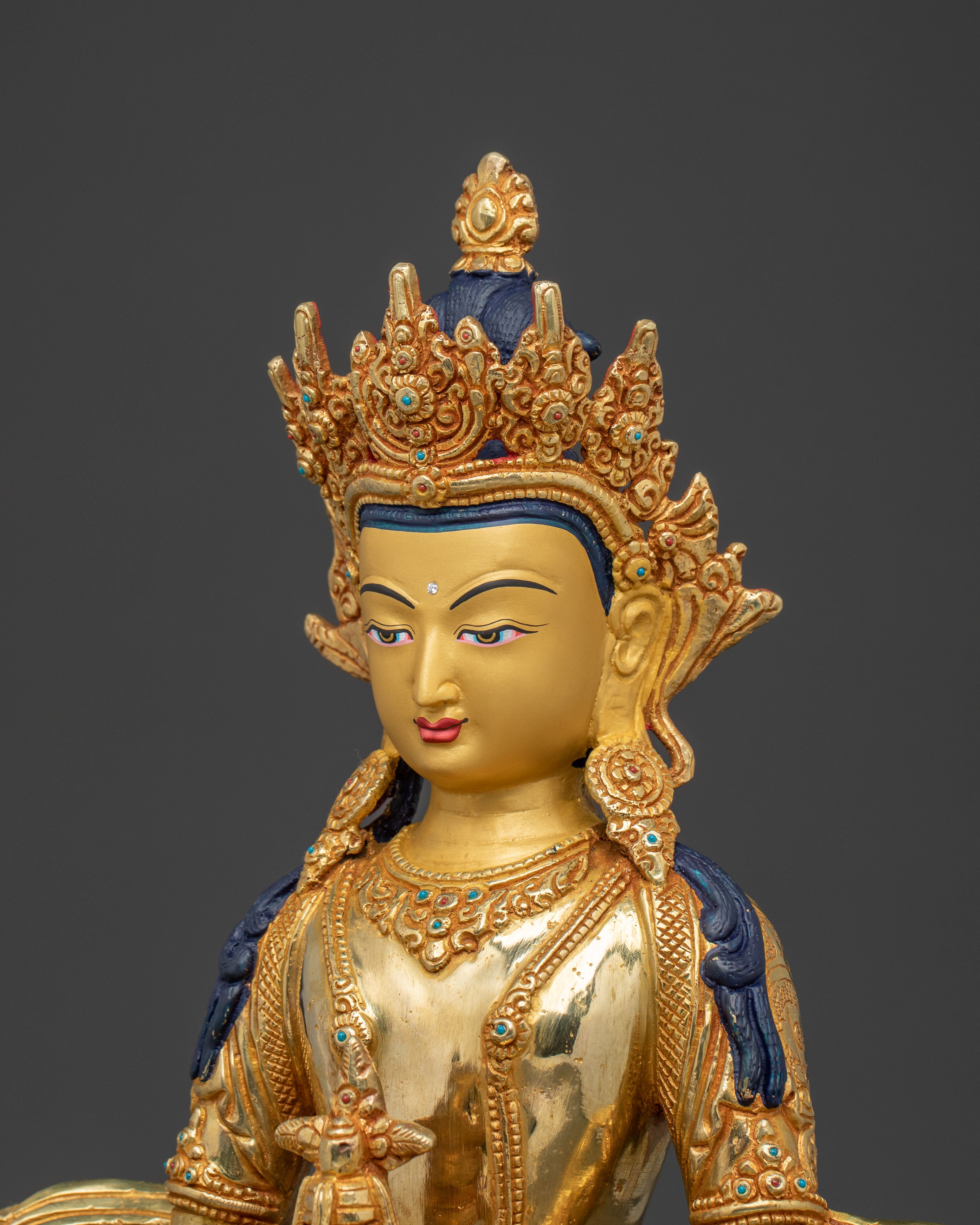 Golden Amitayus Statue | Protector of Long Life