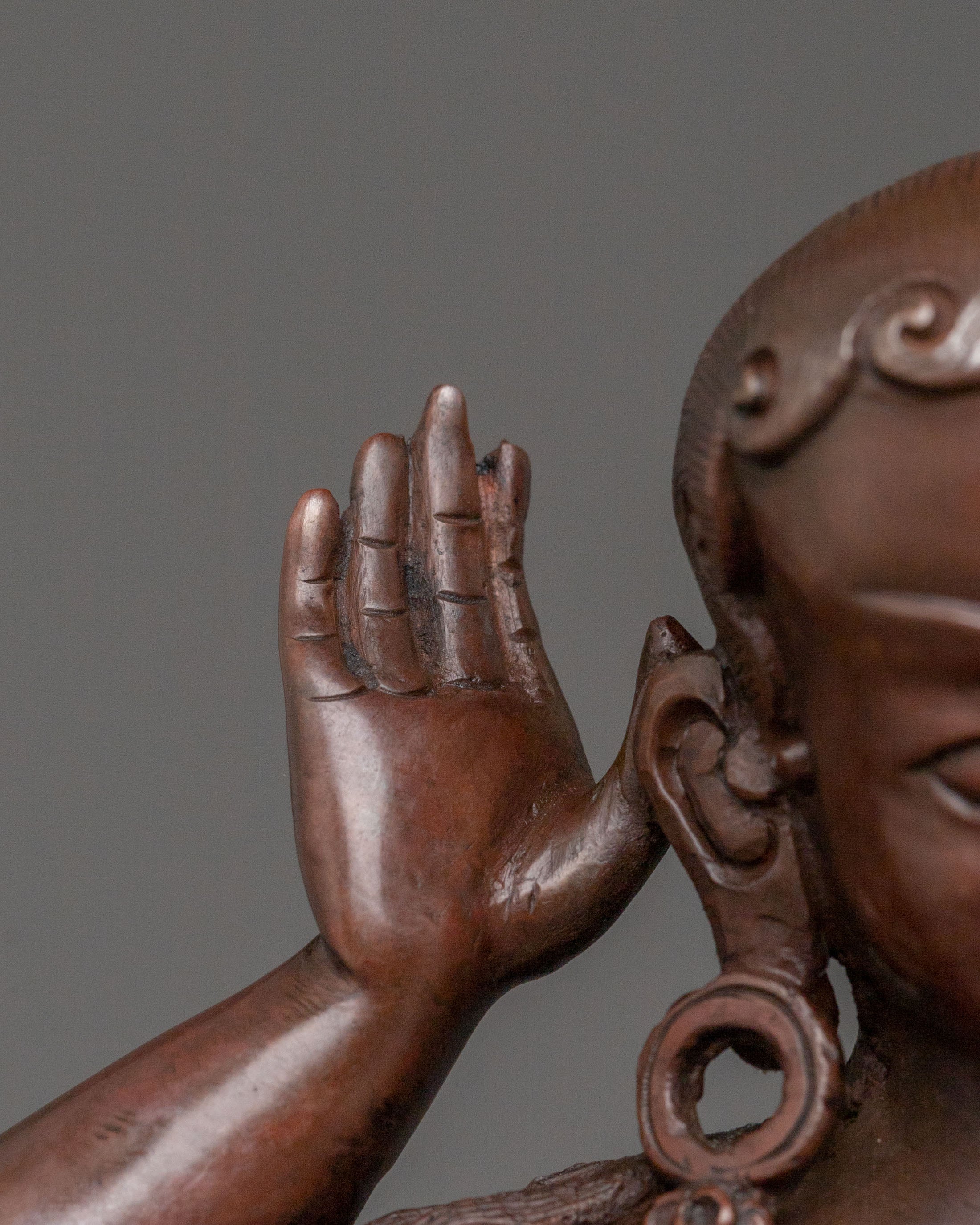 Tibetan Buddhist Master Milarepa Statue