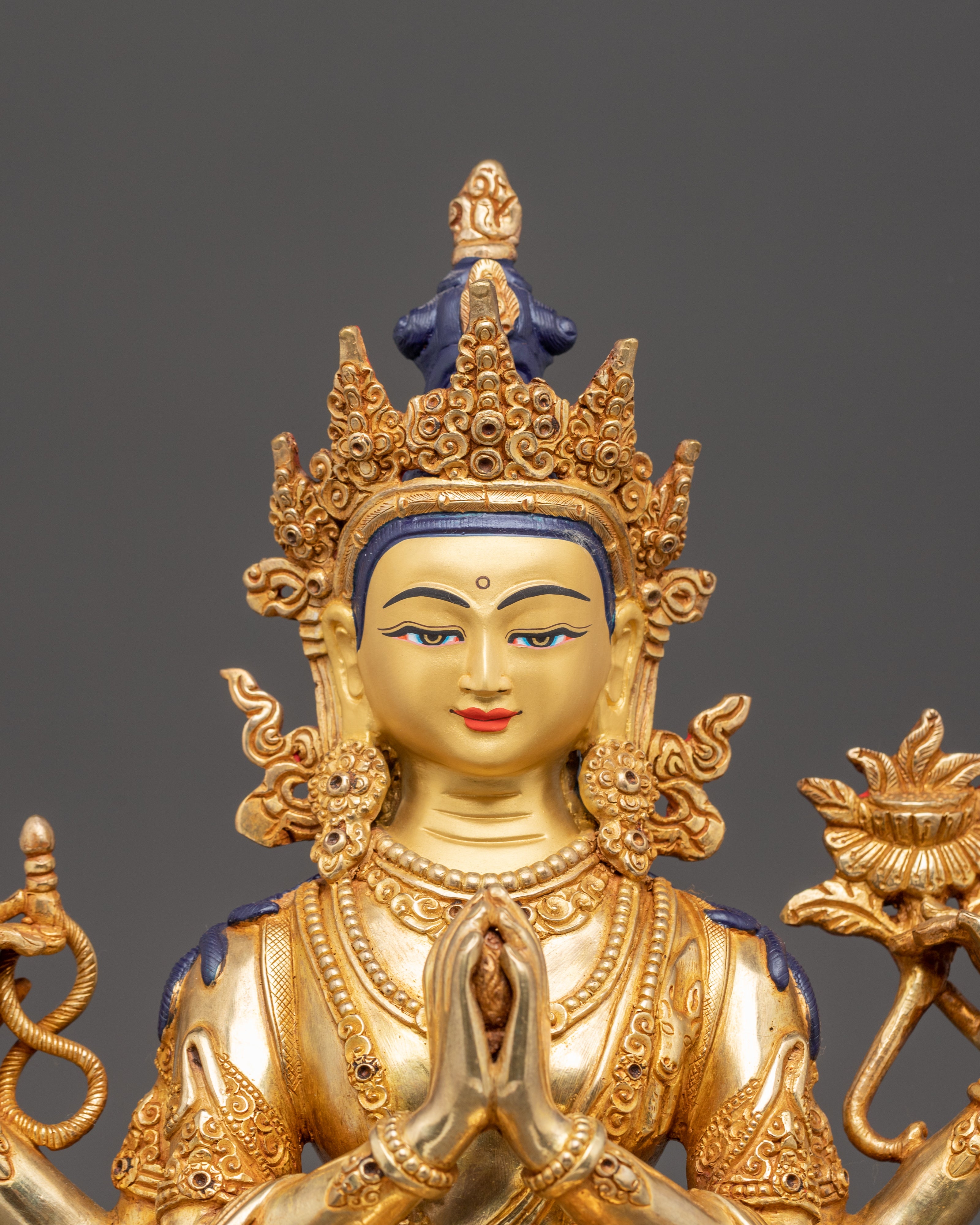 Radiant Statue Of Chenrezig | Bodhisattva of Compassion