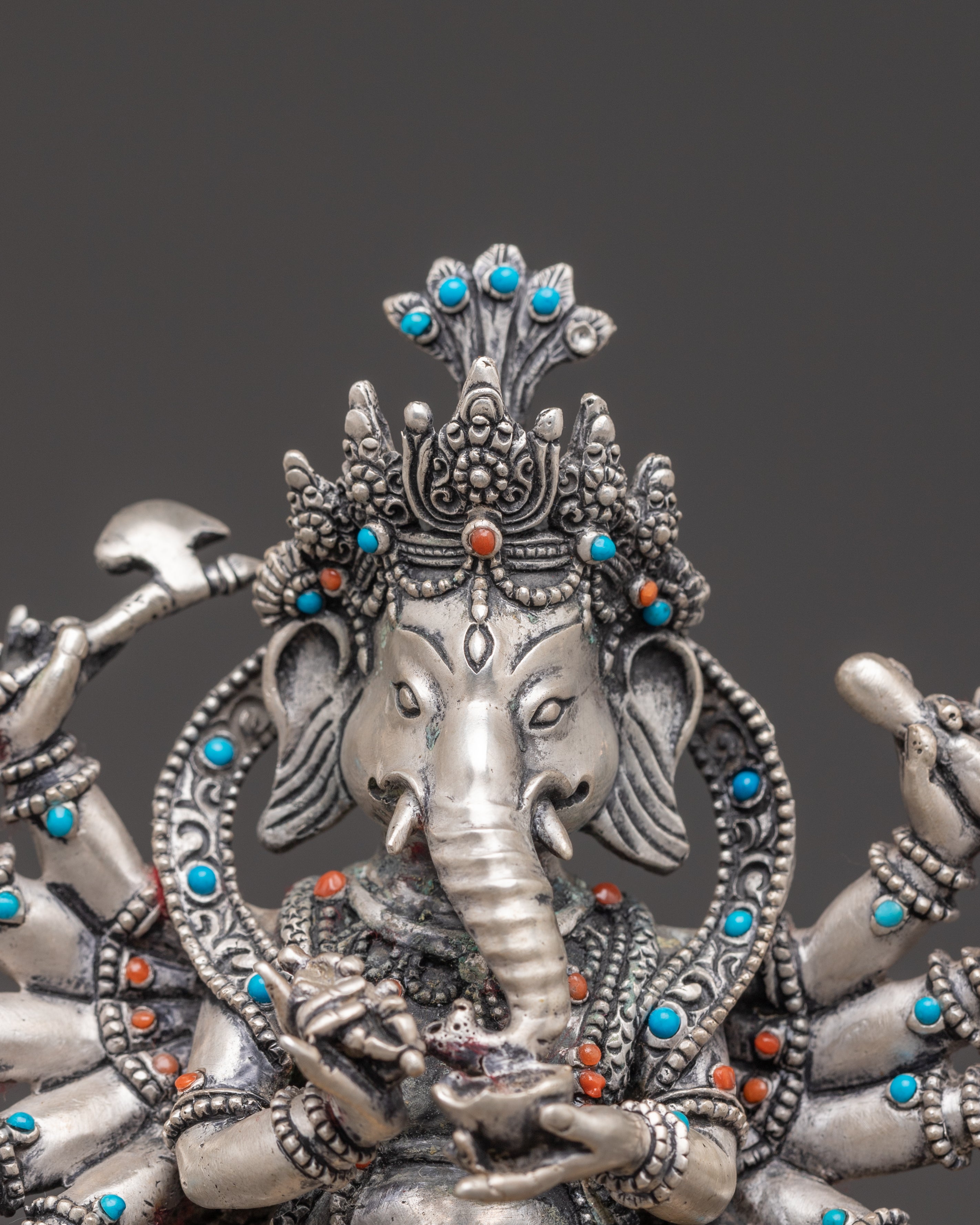 Handmade Silver Statue of Lord Ganesha | Lord of Wisdom