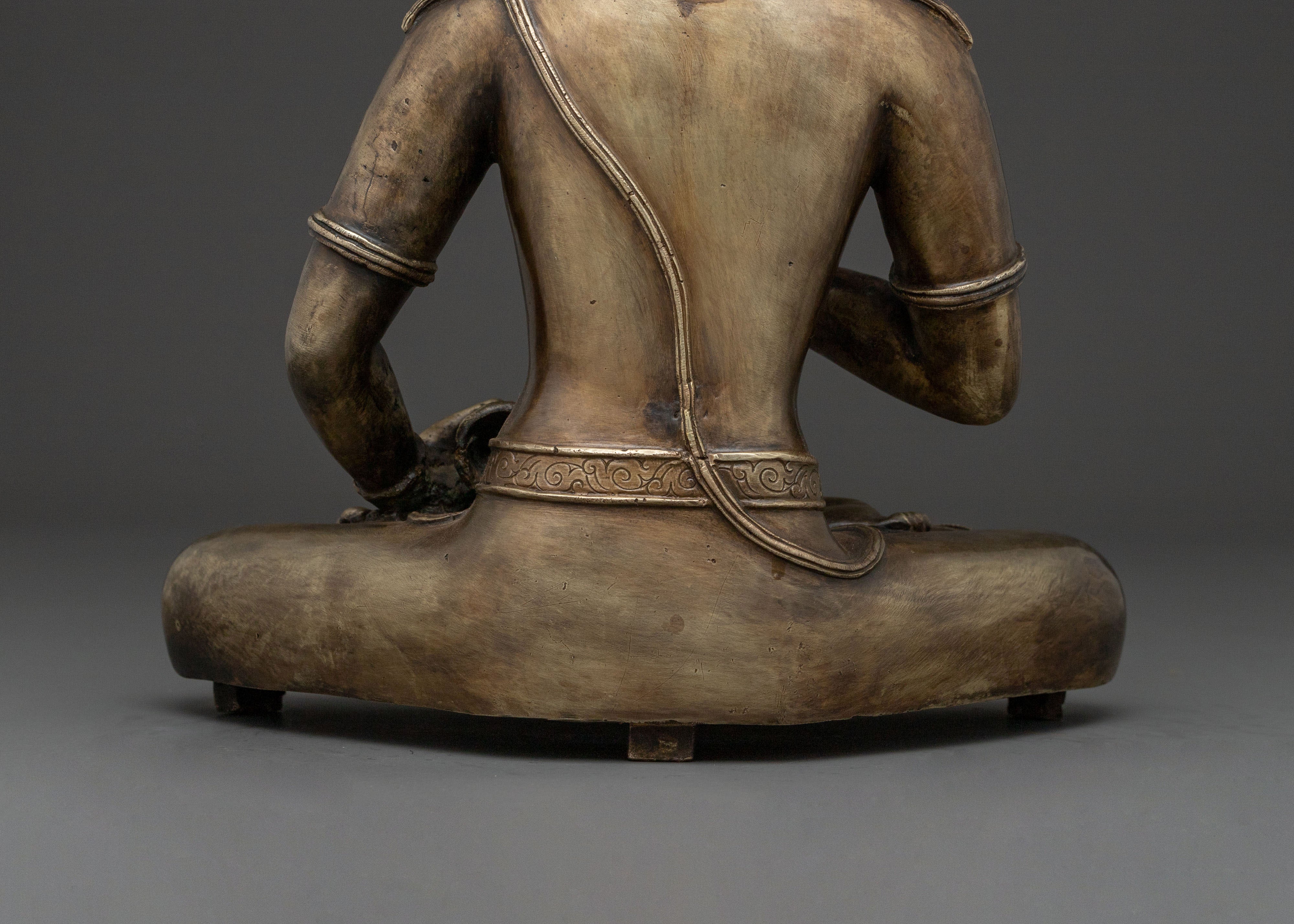 Vajrasattva Bronze Statue for Spiritual Space
