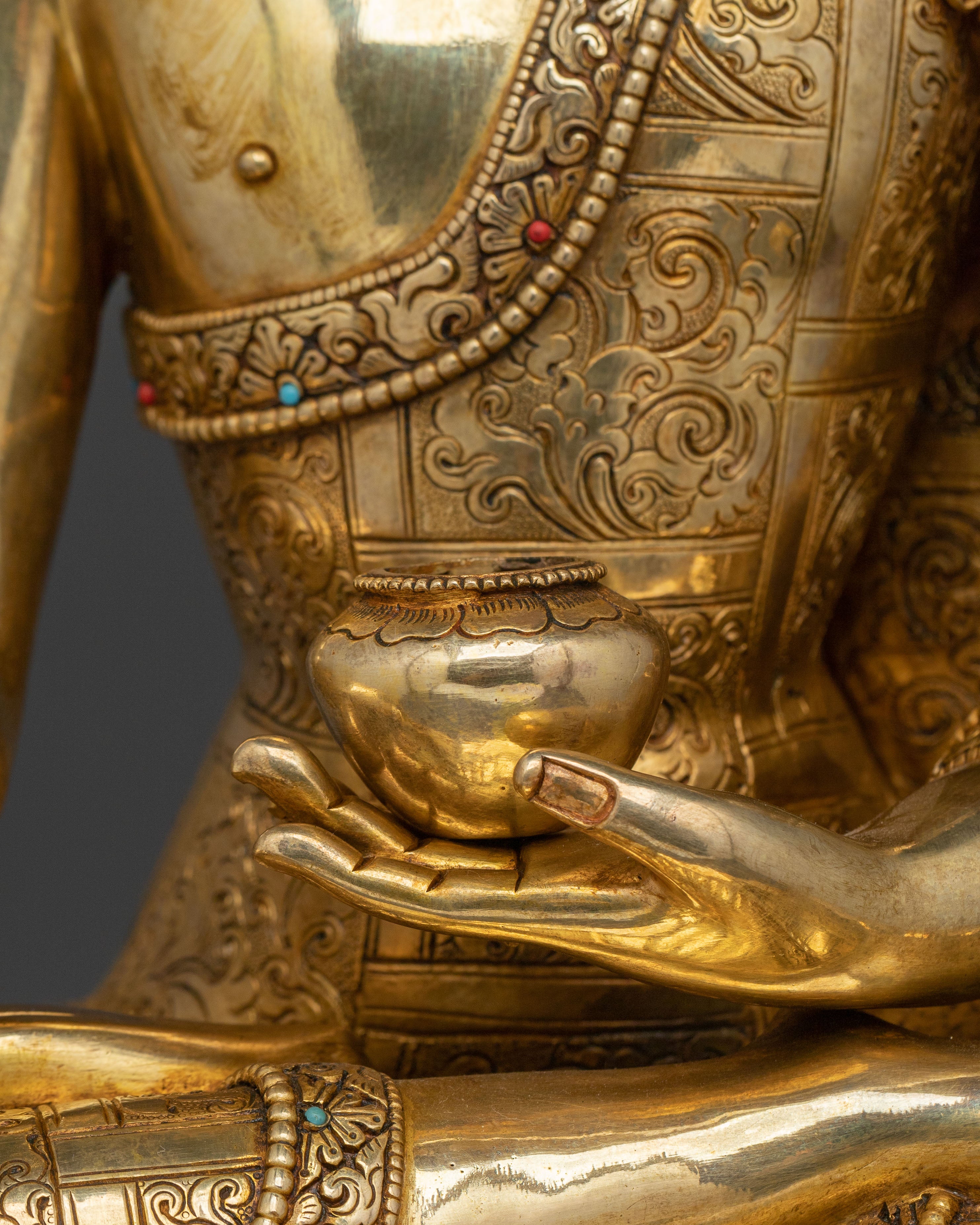 Shakyamuni Buddha Statue with Disciples | Home Decor