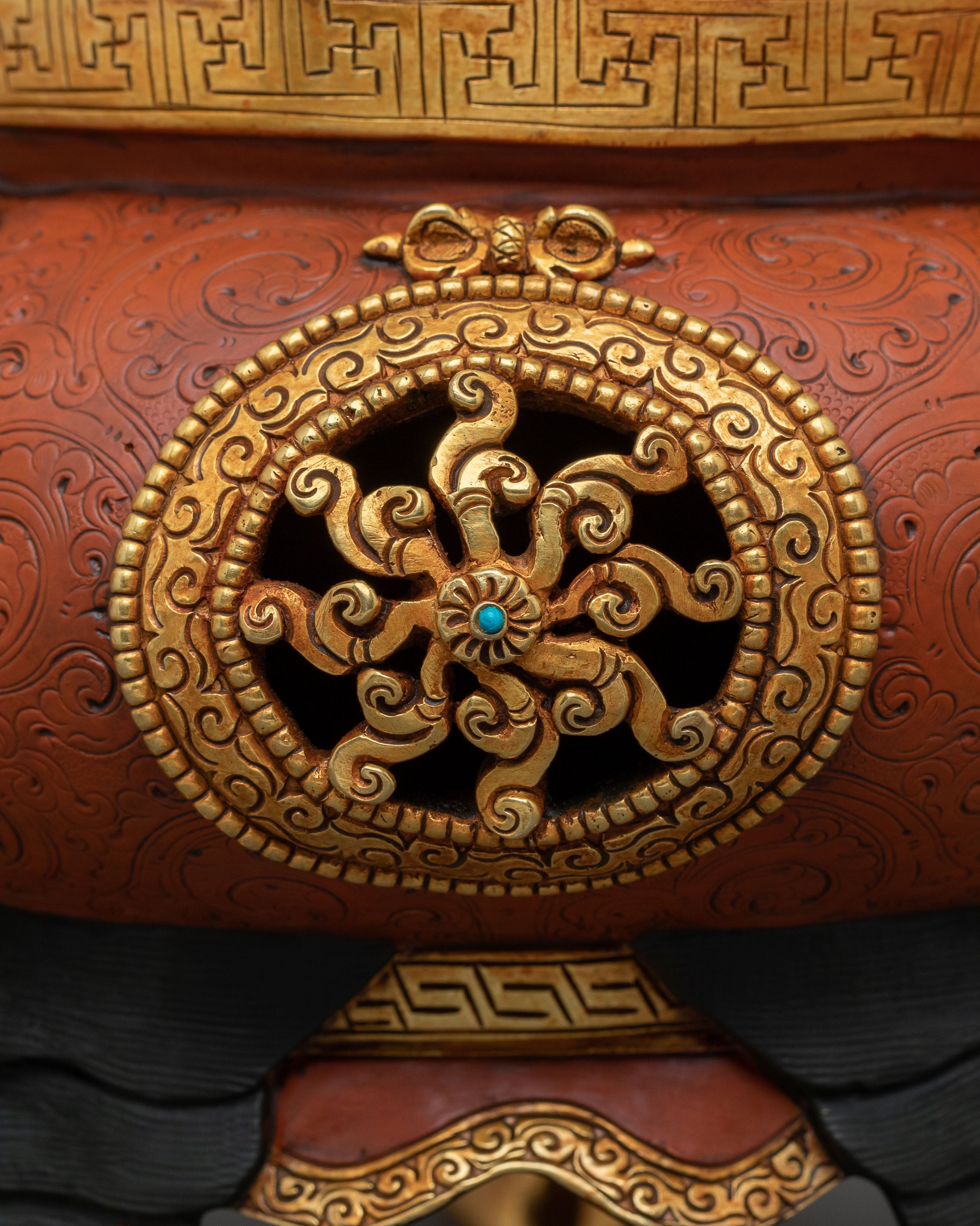 Vajradaka Traditional Sculpture – Exquisite Gilded Copper