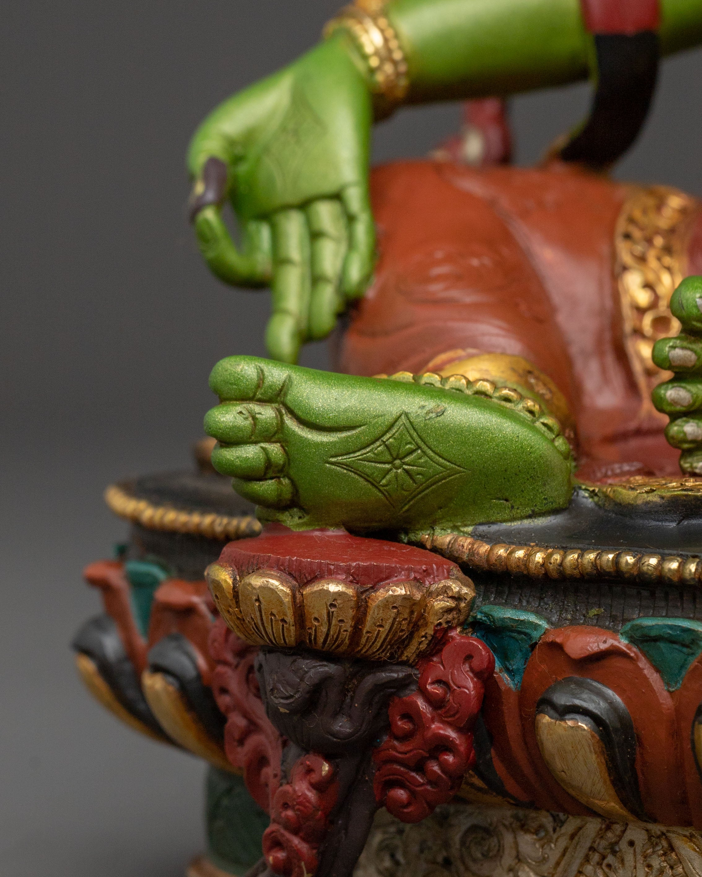 Green Tara Traditional Statue | Mother Figurine