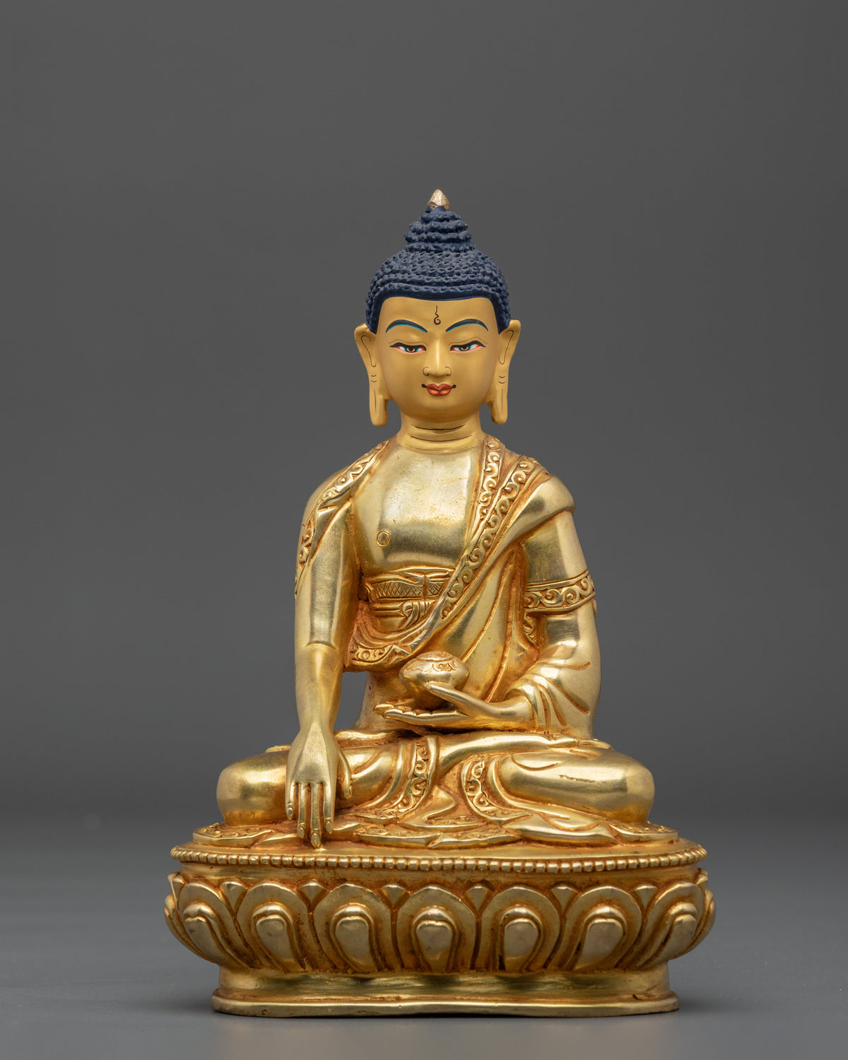 Traditional Shakyamuni Buddha Statue | Buddhist Altar Figure