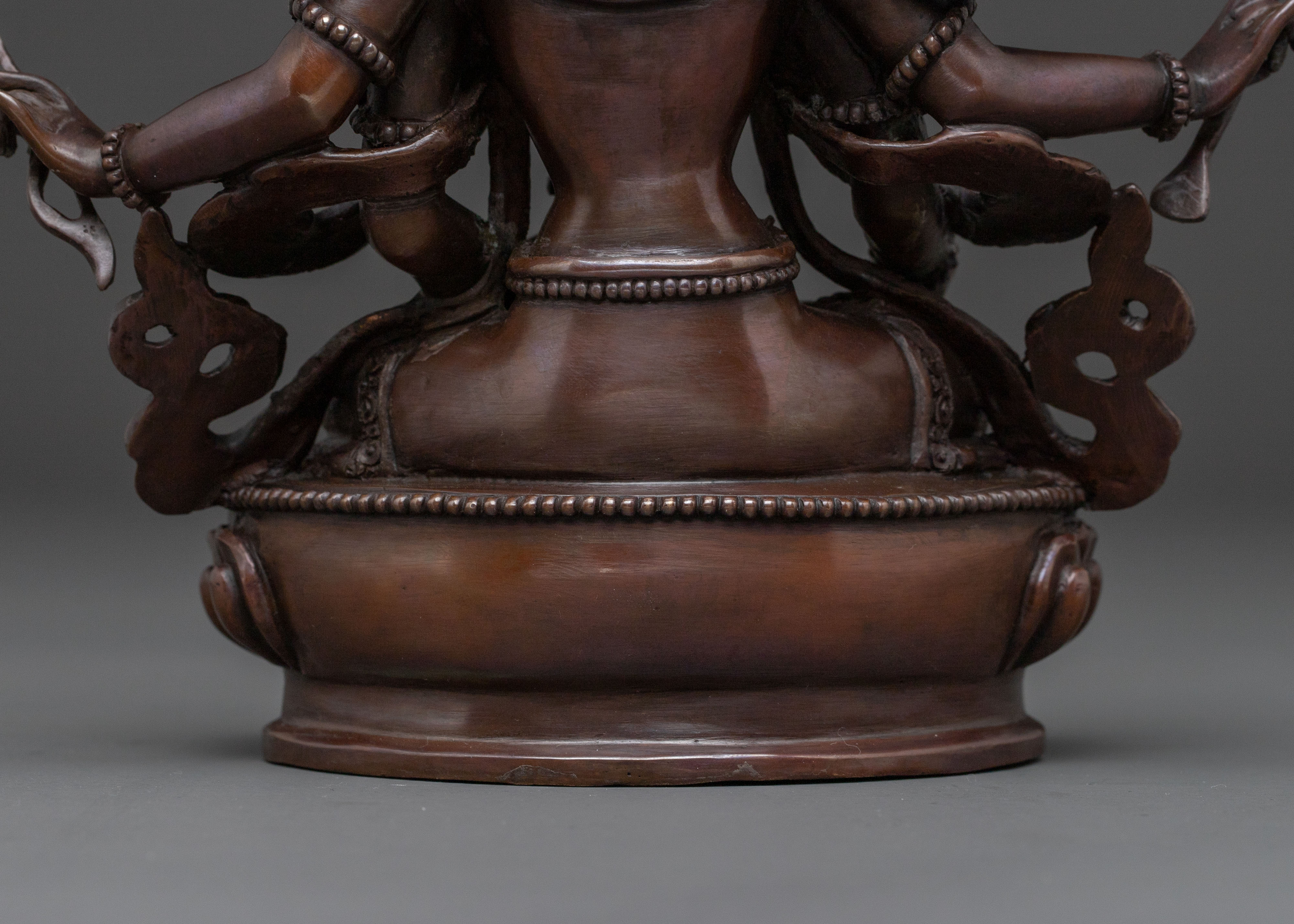 Nagyalma Handcrafted Copper Statue – Deity of longevity