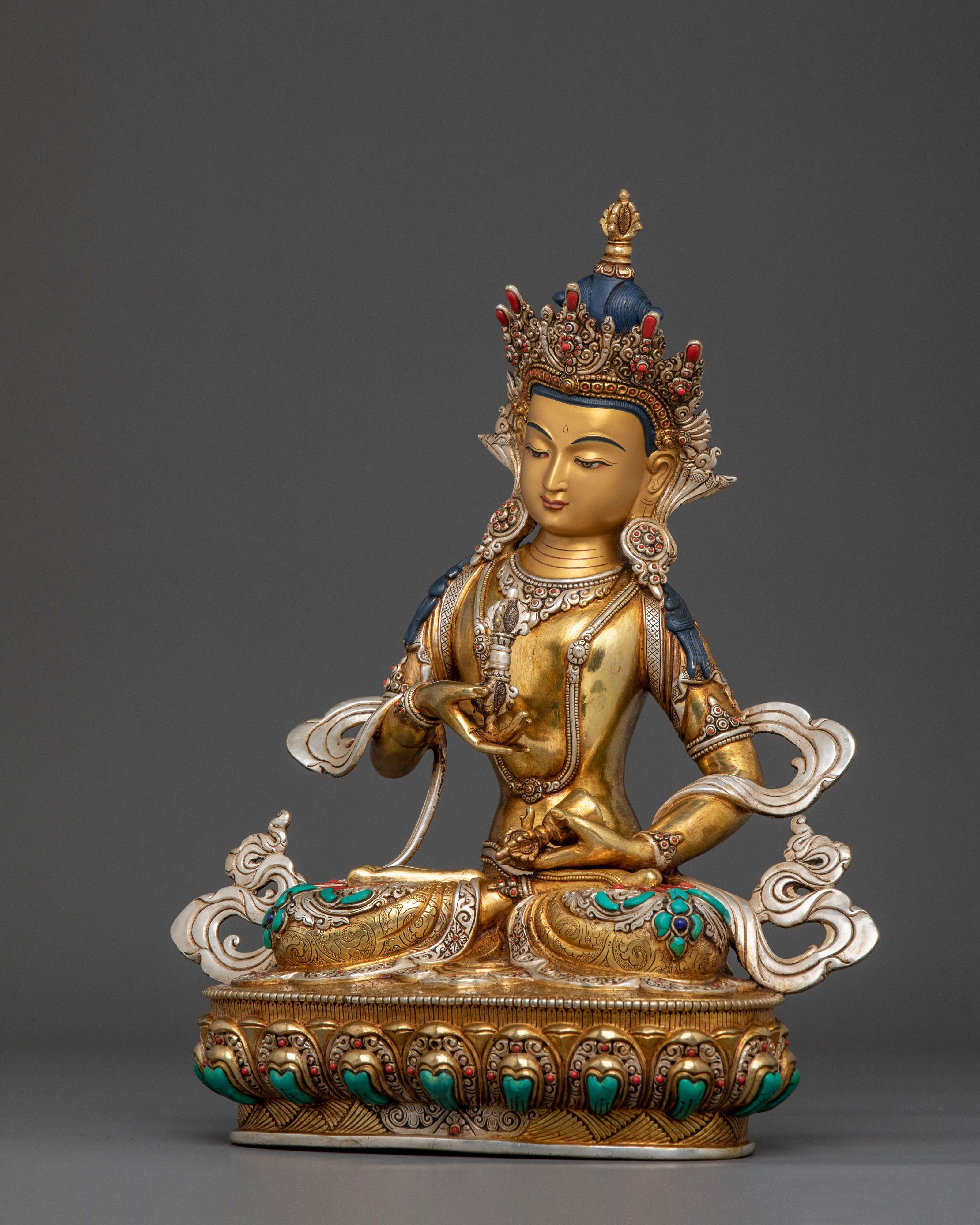 Handmade Vajrasattva Sculpture | Purification Deity