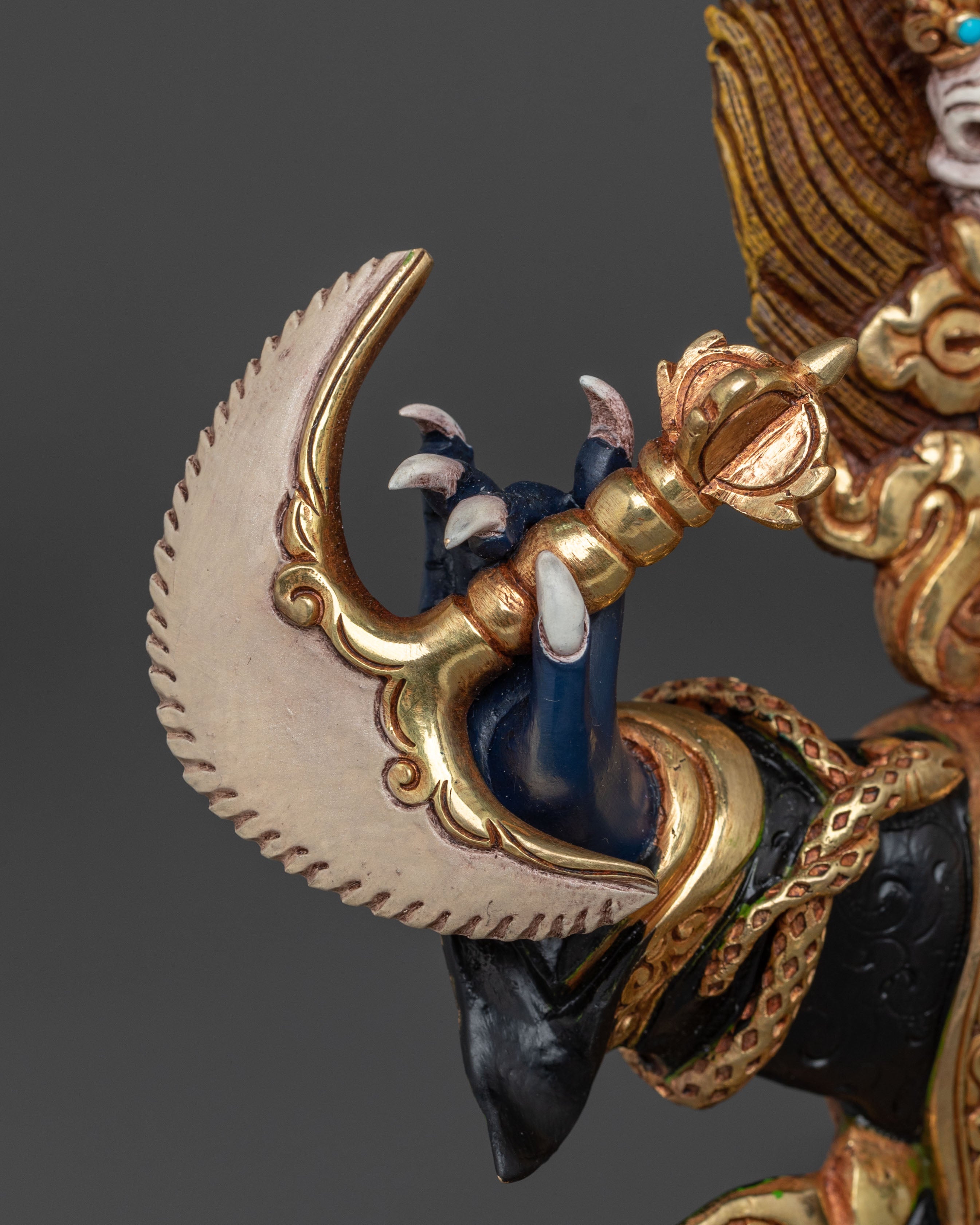 Mahakala Bernakchen Sacred Figurine | Altar Decor