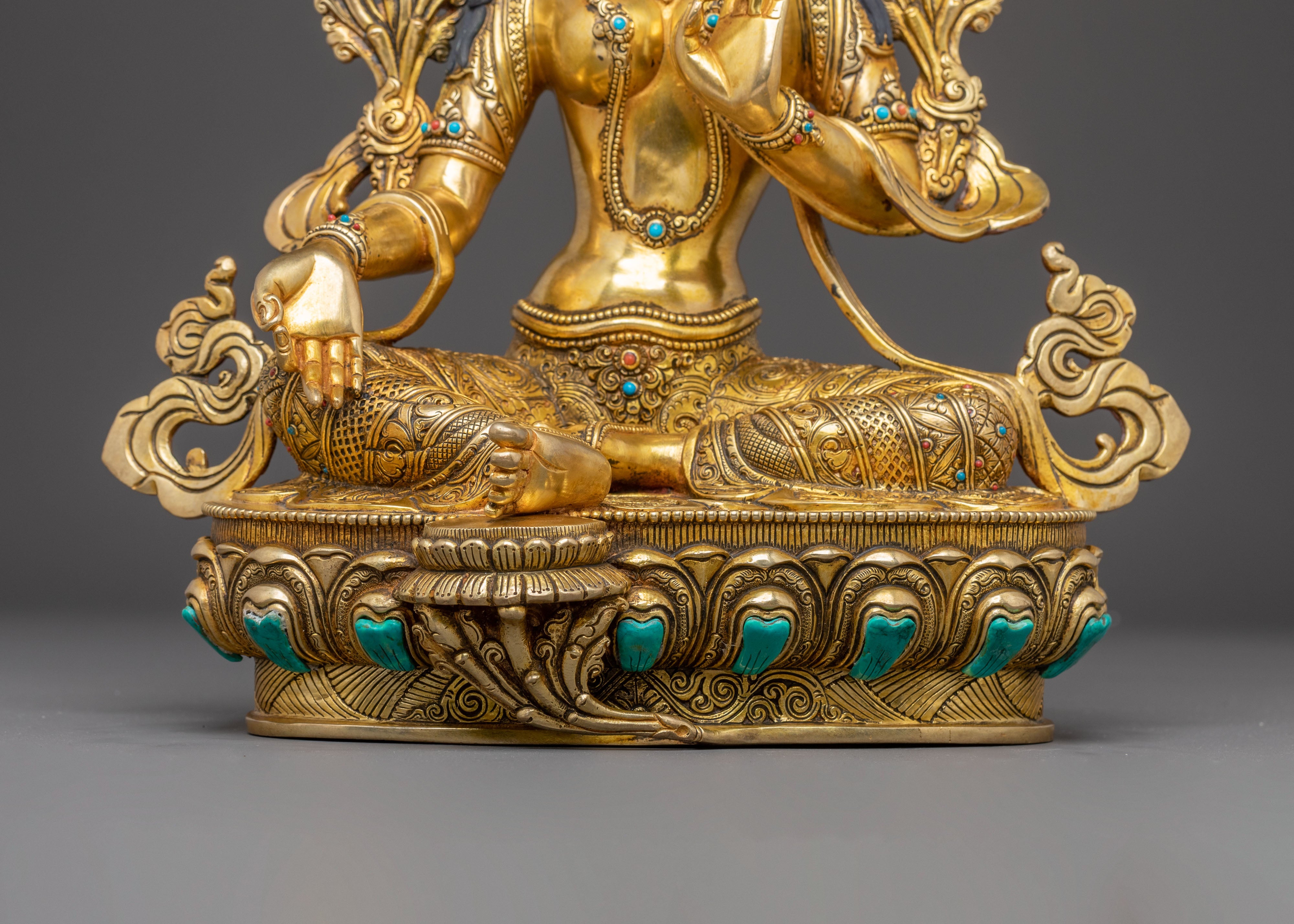 Handcrafted Mother Syama Tara Statue | Compassion and Protection Deity