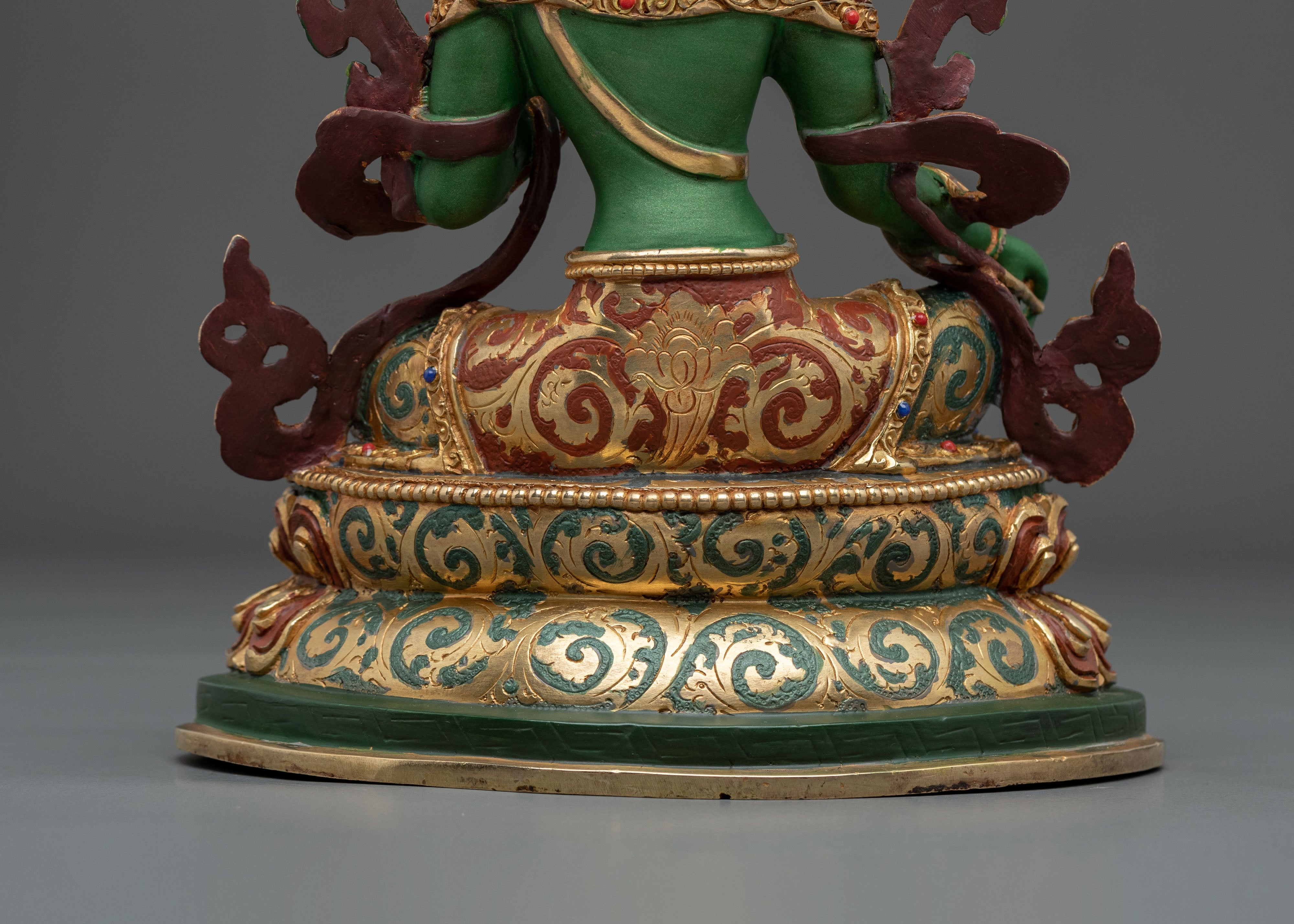 Green Tara Altar Decor Statue: Protector of Compassionate Action