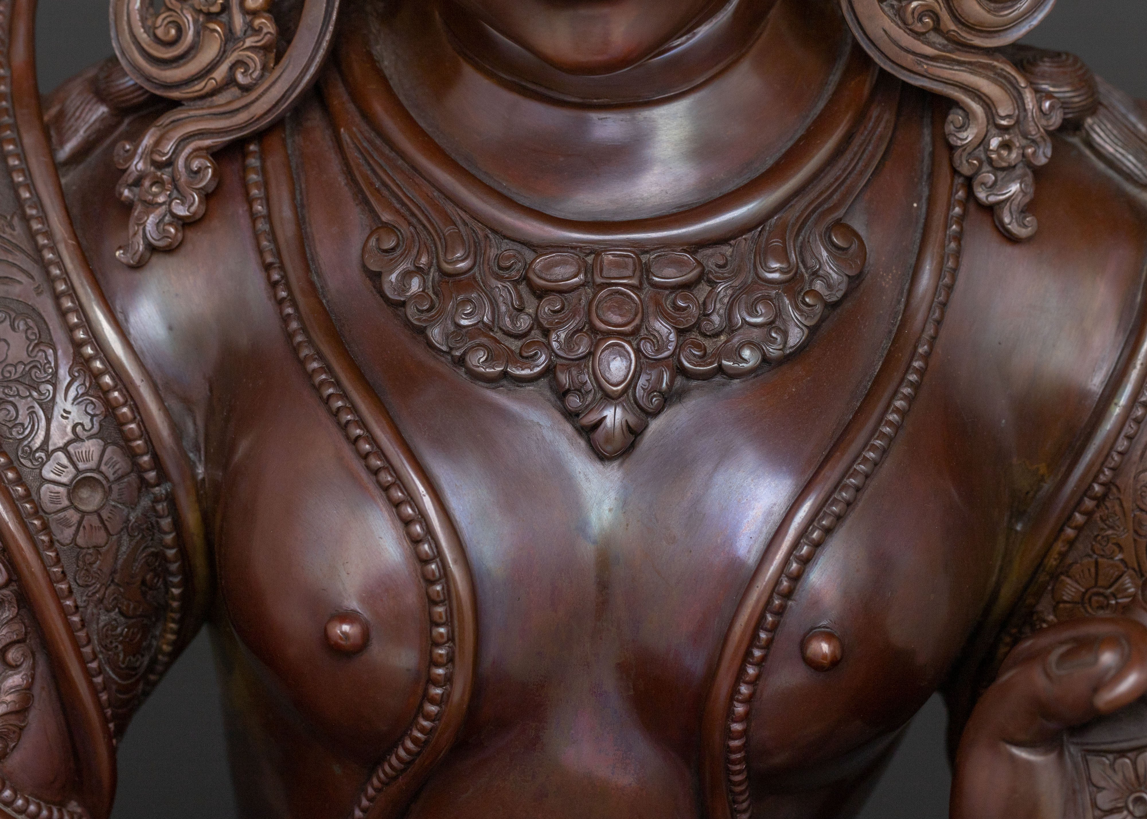 Divine Green Tara Figurine | Tibetan Buddhist Goddess