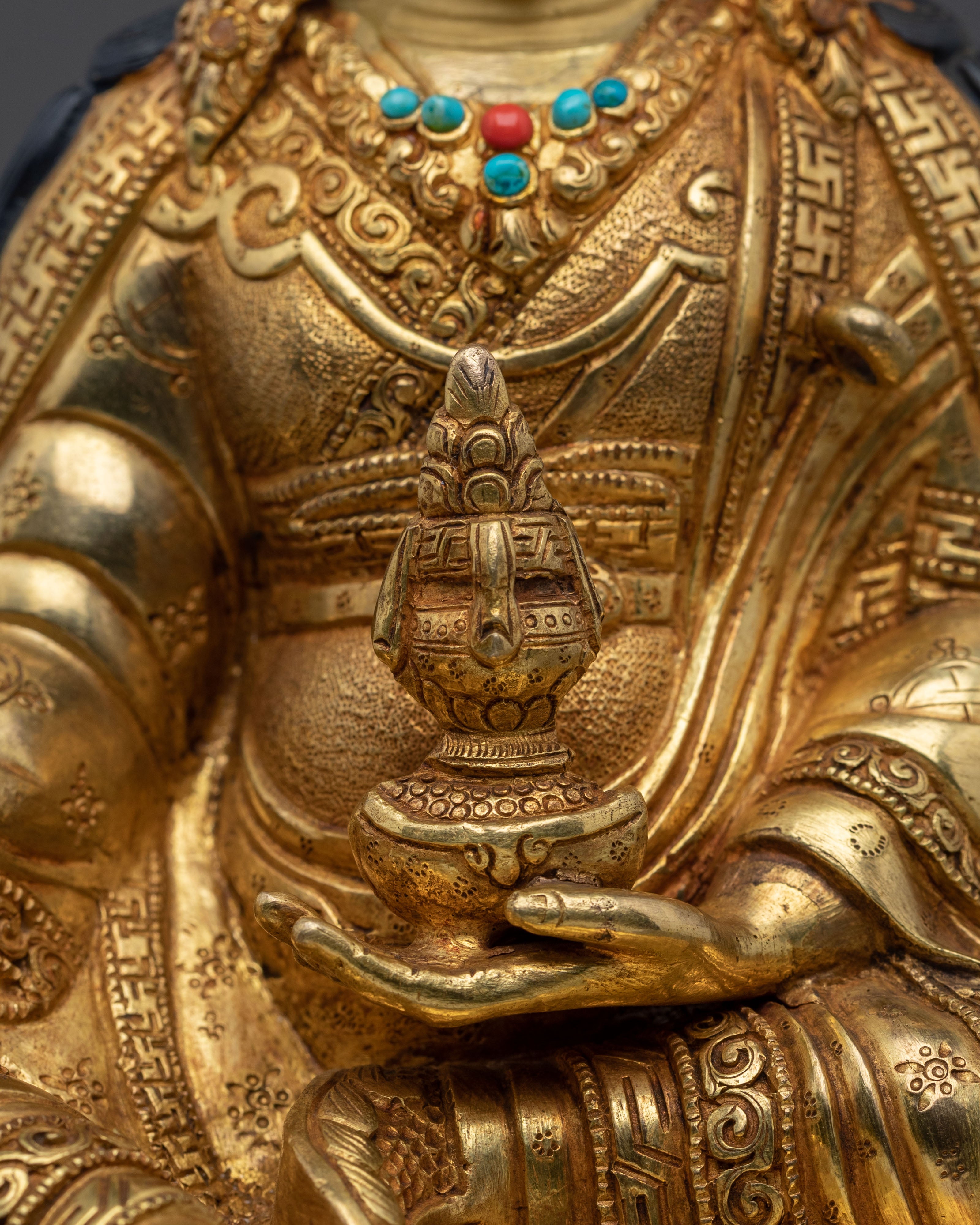 Himalayan Guru Rinpoche Spiritual Figurine