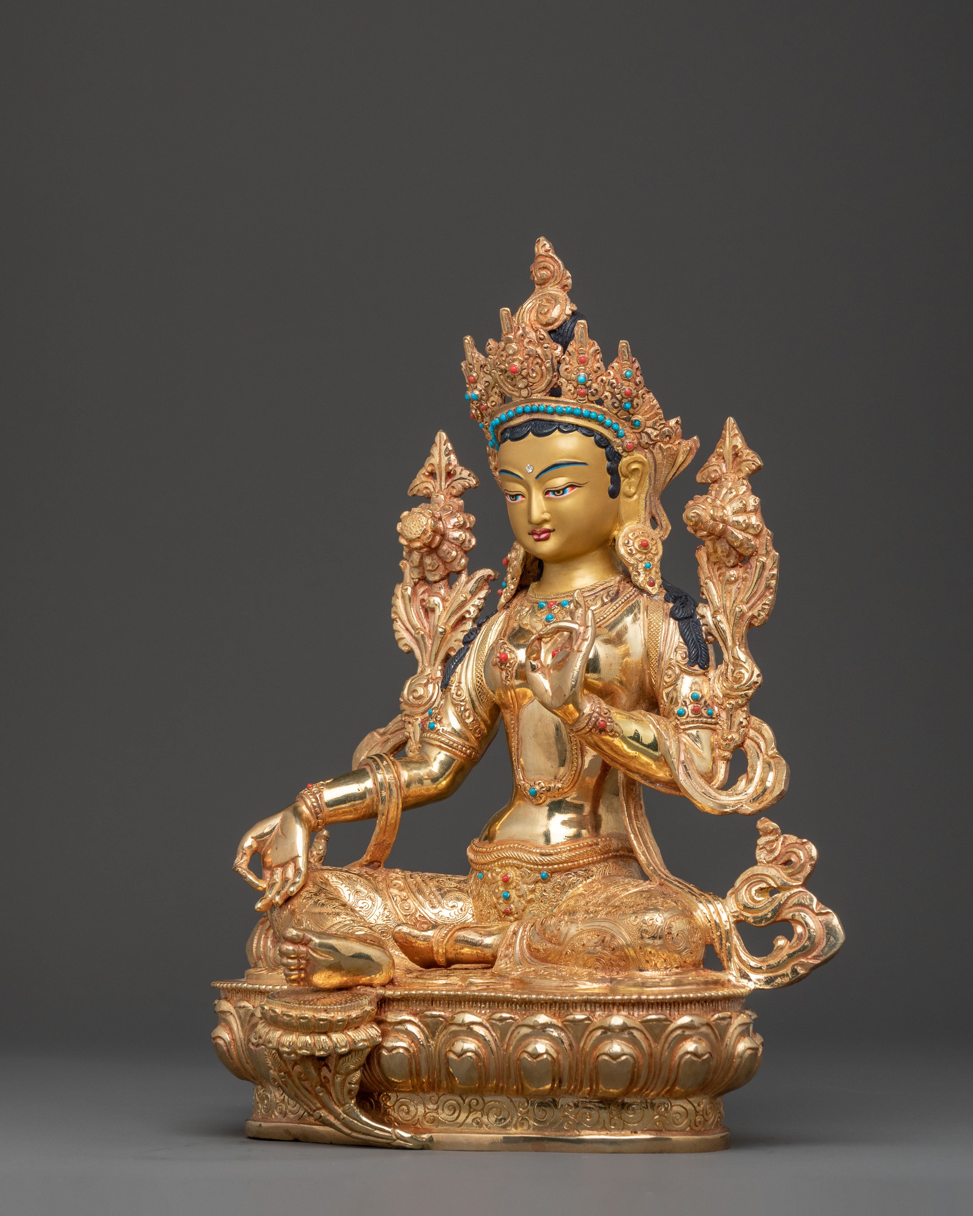 Mother of All Buddhas: Green Tara Statue